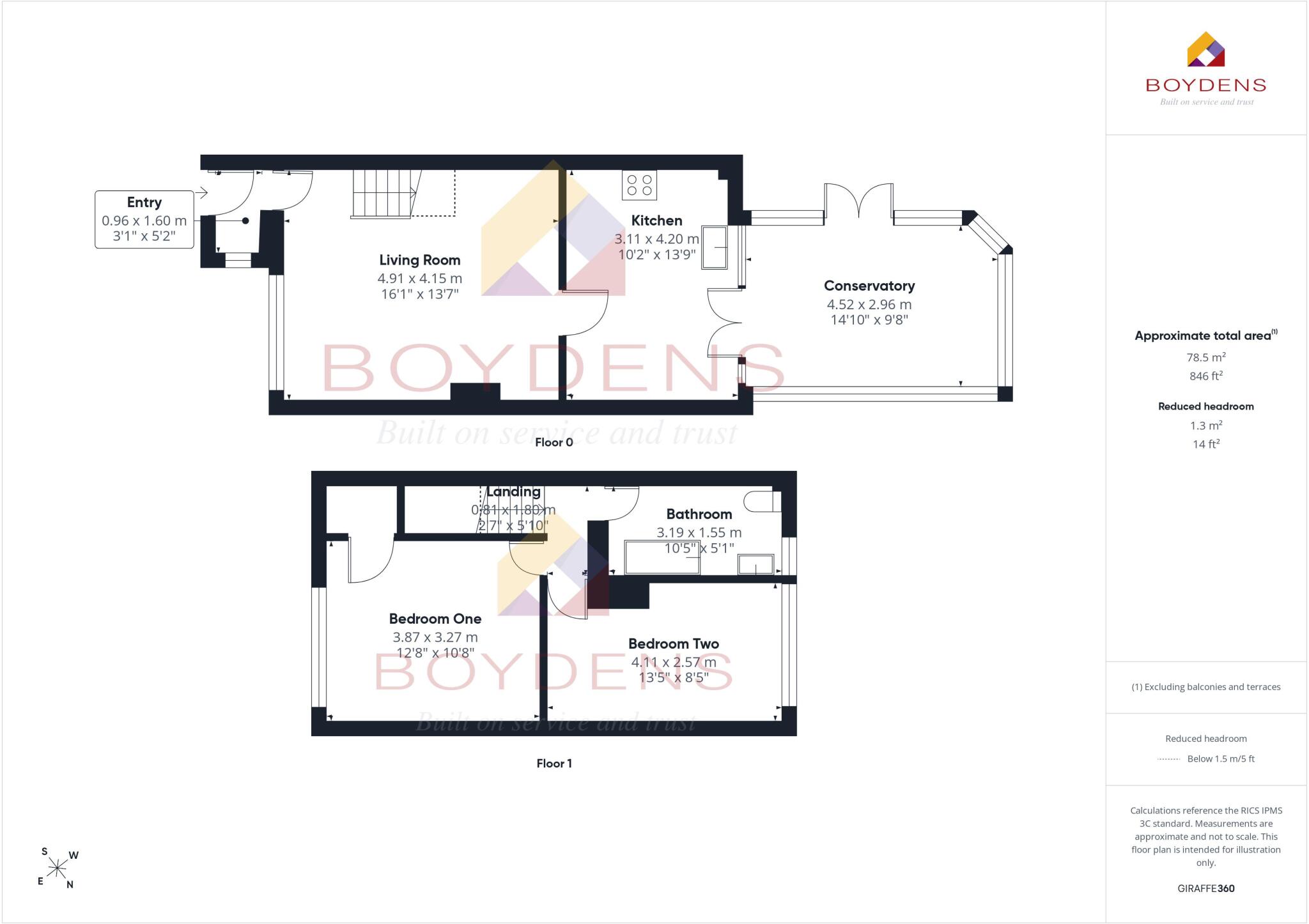 Laburnum Way, Witham floorplan