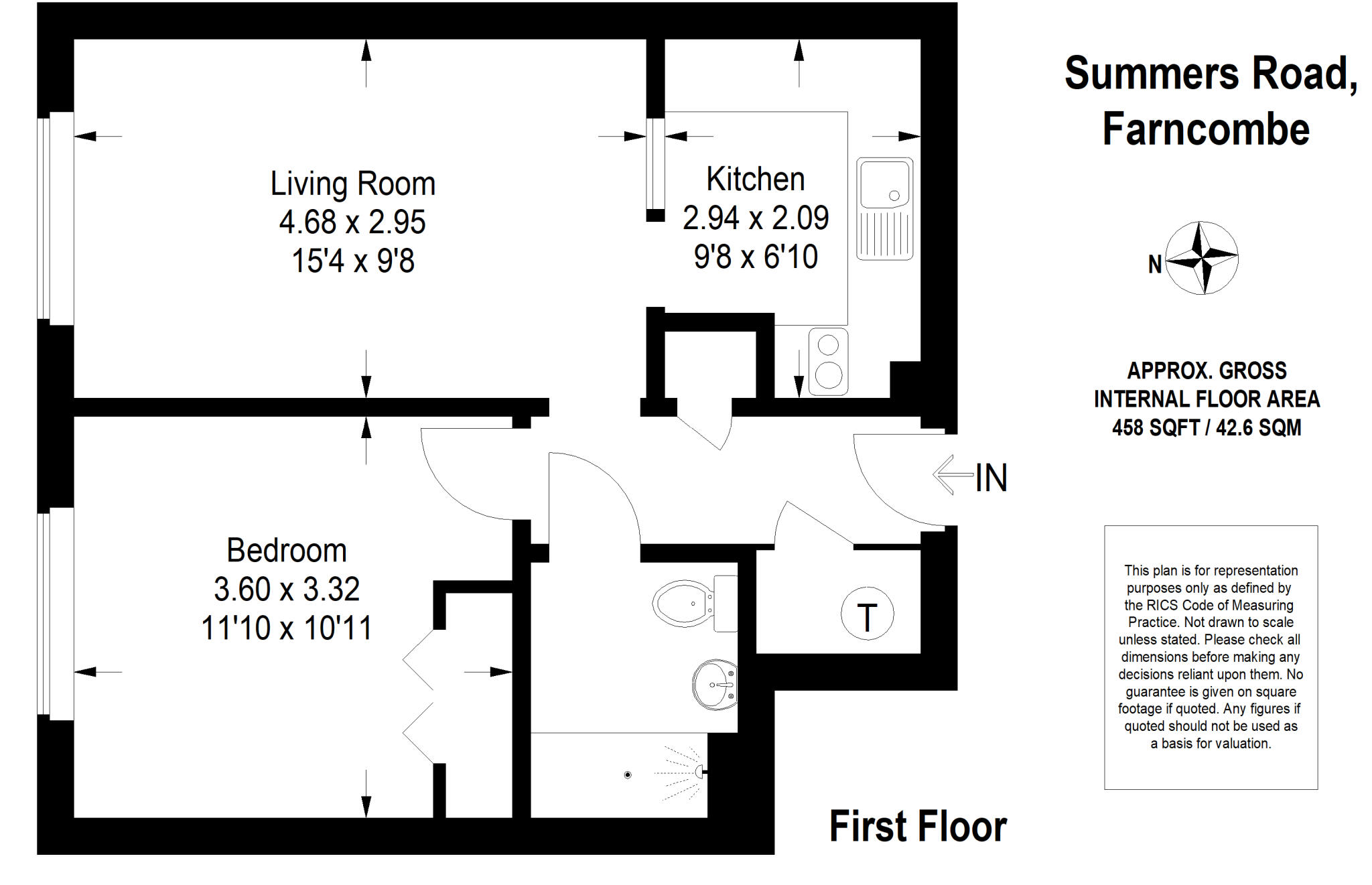 Allingham Court, Summers Road, Farncombe, Godalming, Surrey floorplan