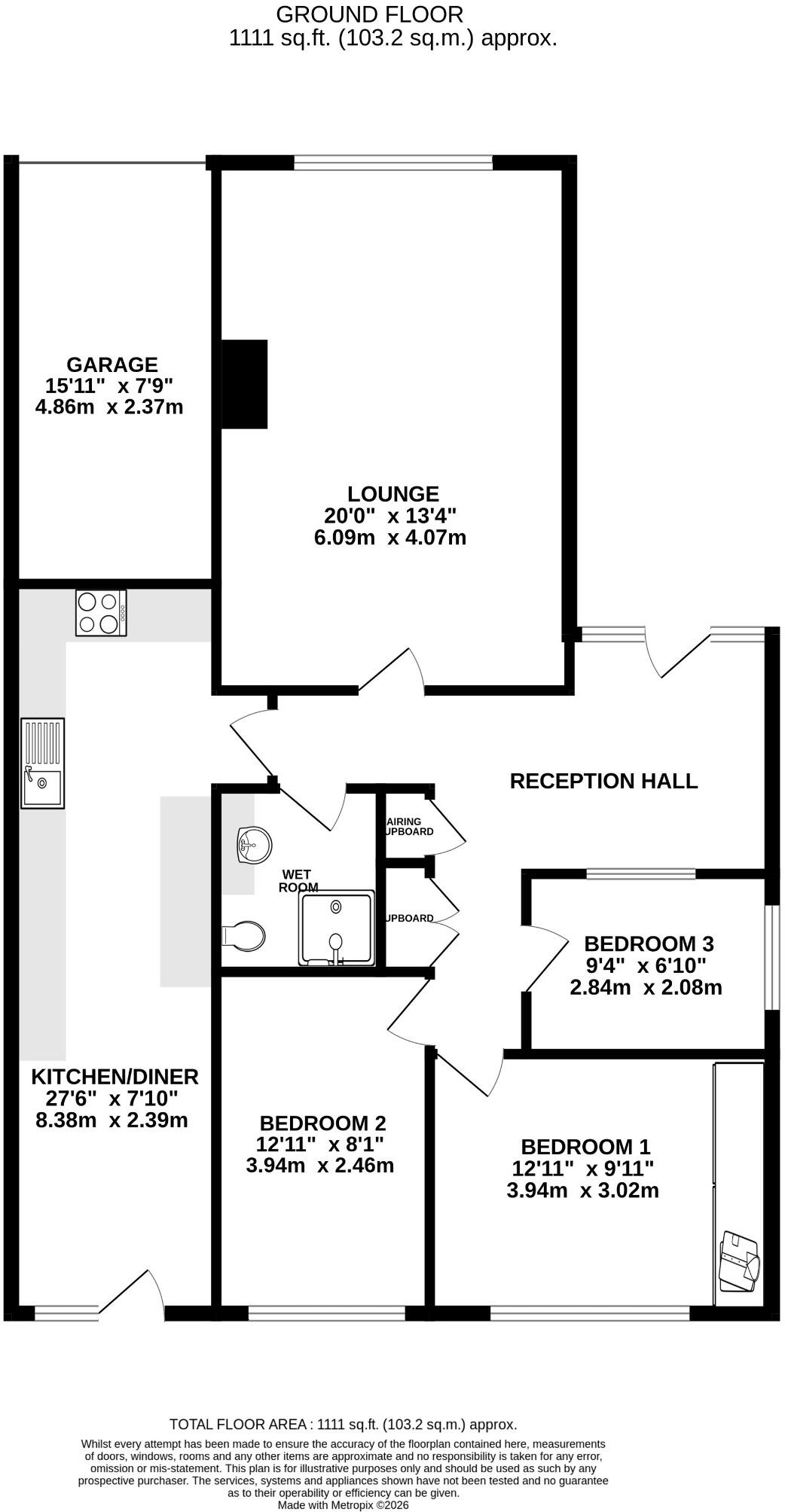 Poplar Drive, Fareham floorplan