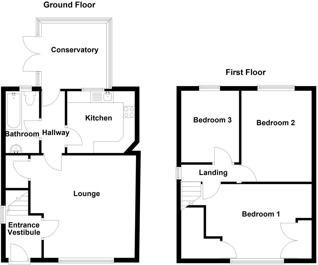 Wilson Avenue, Mirfield floorplan