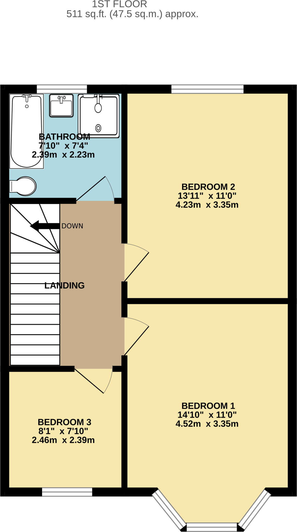 Brant Road, Lincoln, LN5 floorplan