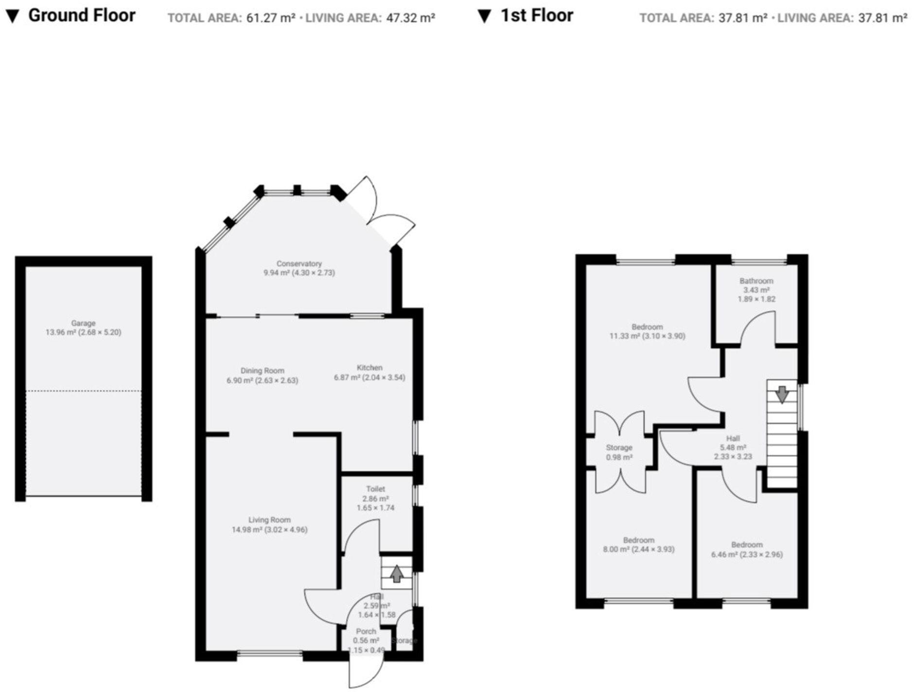 Brinklow Road, Binley, CV3 floorplan