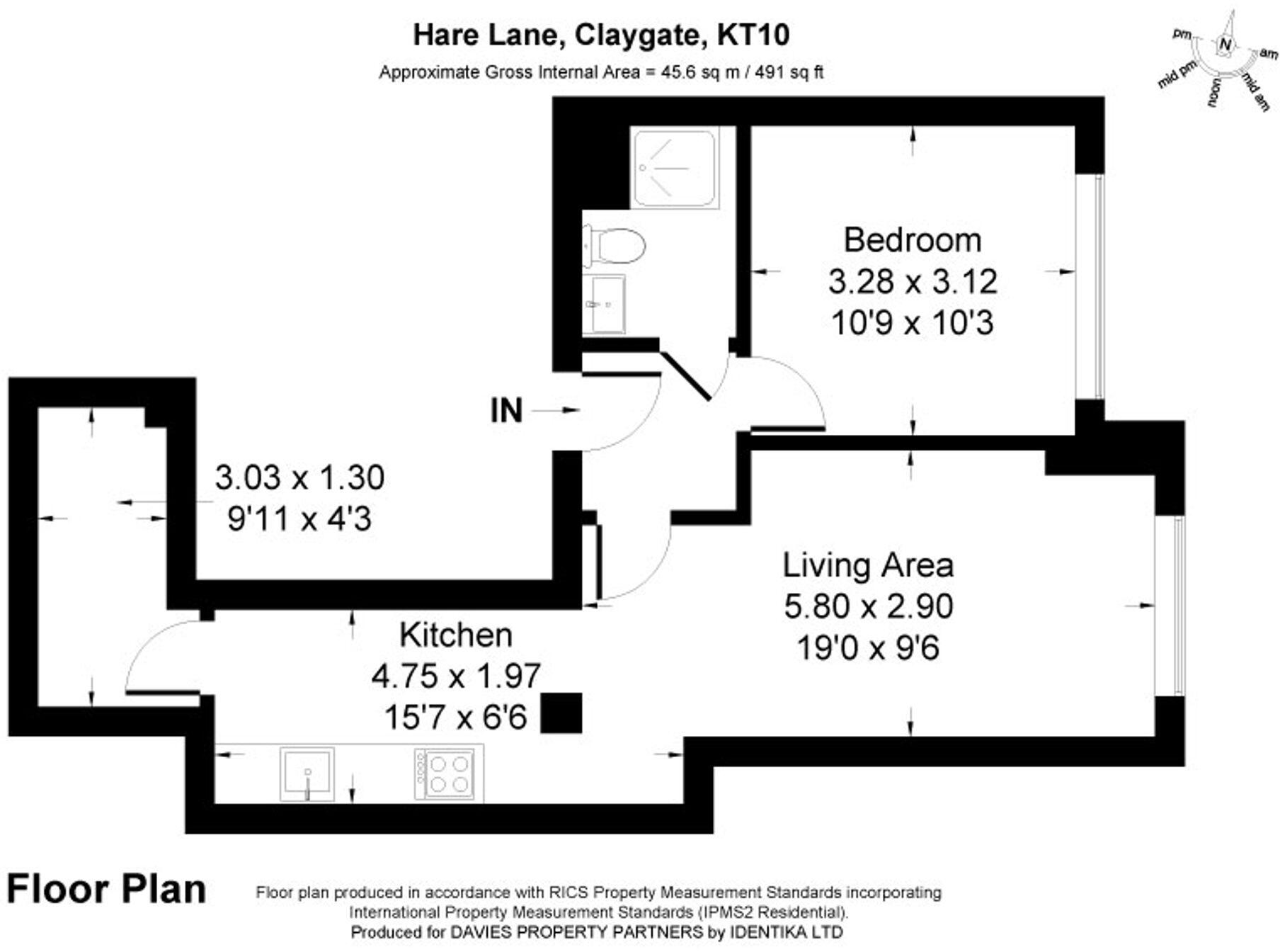 Hare Lane, Claygate, KT10 floorplan