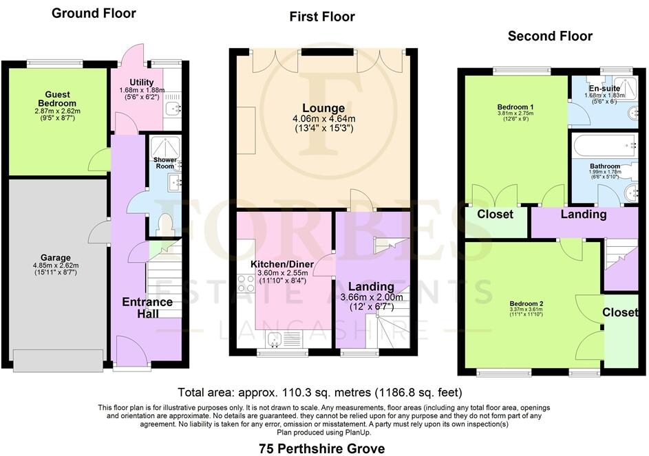 Perthshire Grove, Buckshaw Village, PR7 floorplan