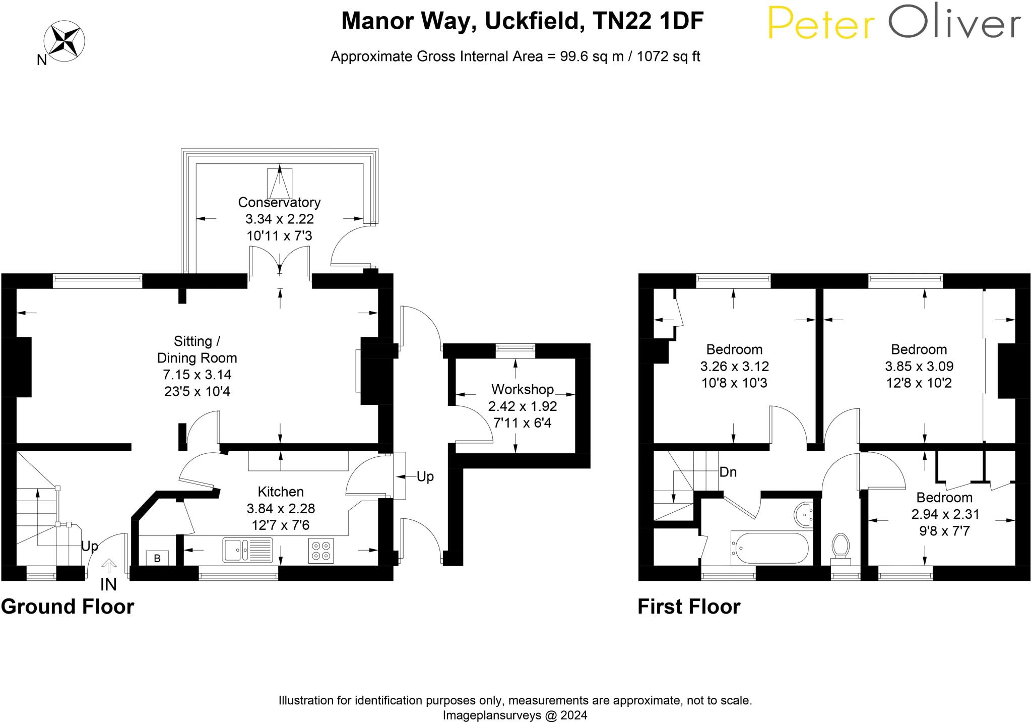 Manor Way, Uckfield floorplan