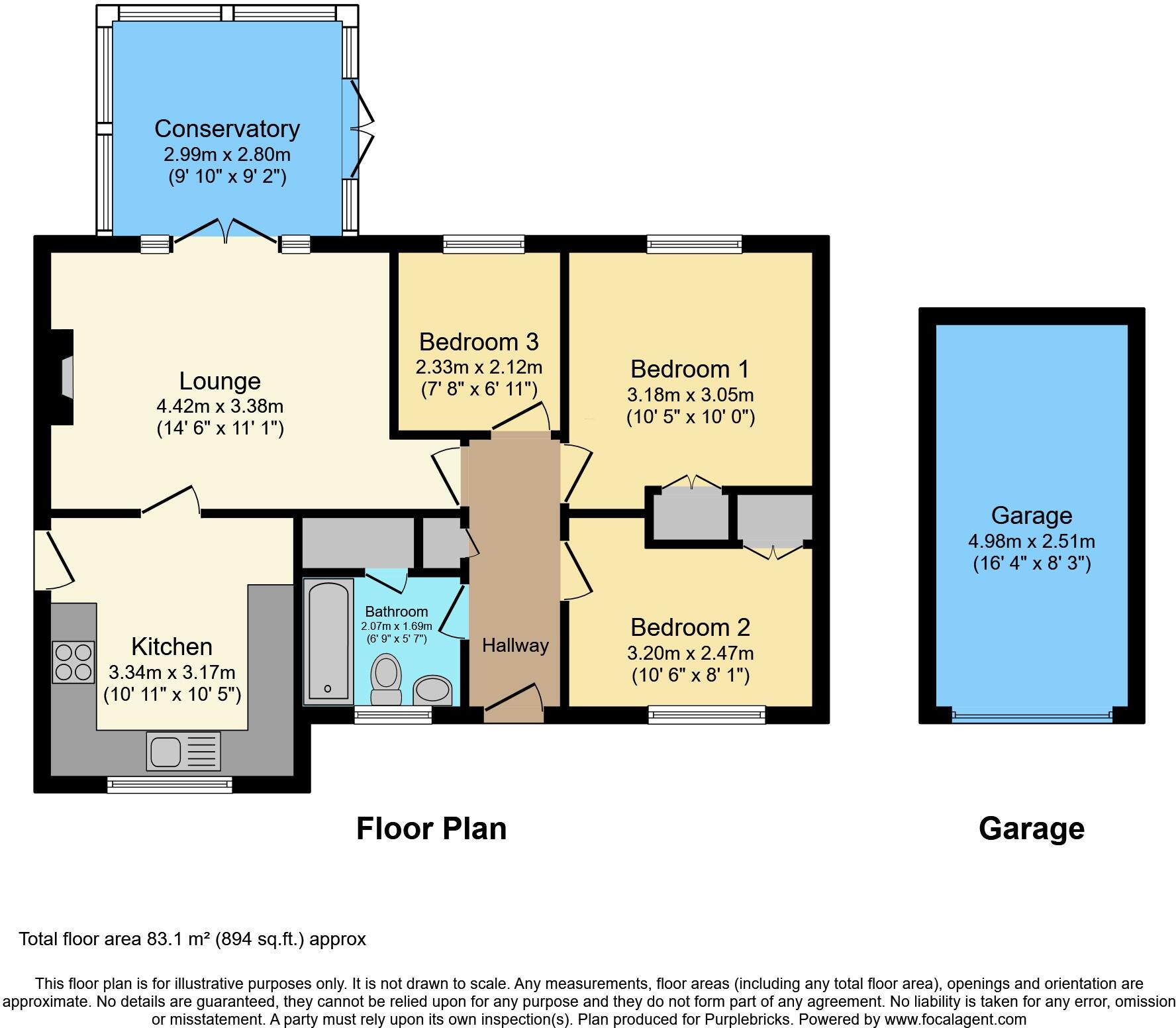 White House Close, Coalville, LE67 floorplan