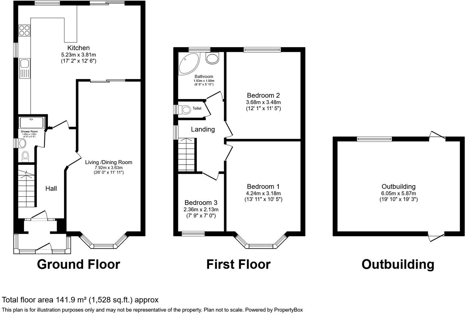 Hinton Avenue, Hounslow, TW4 floorplan