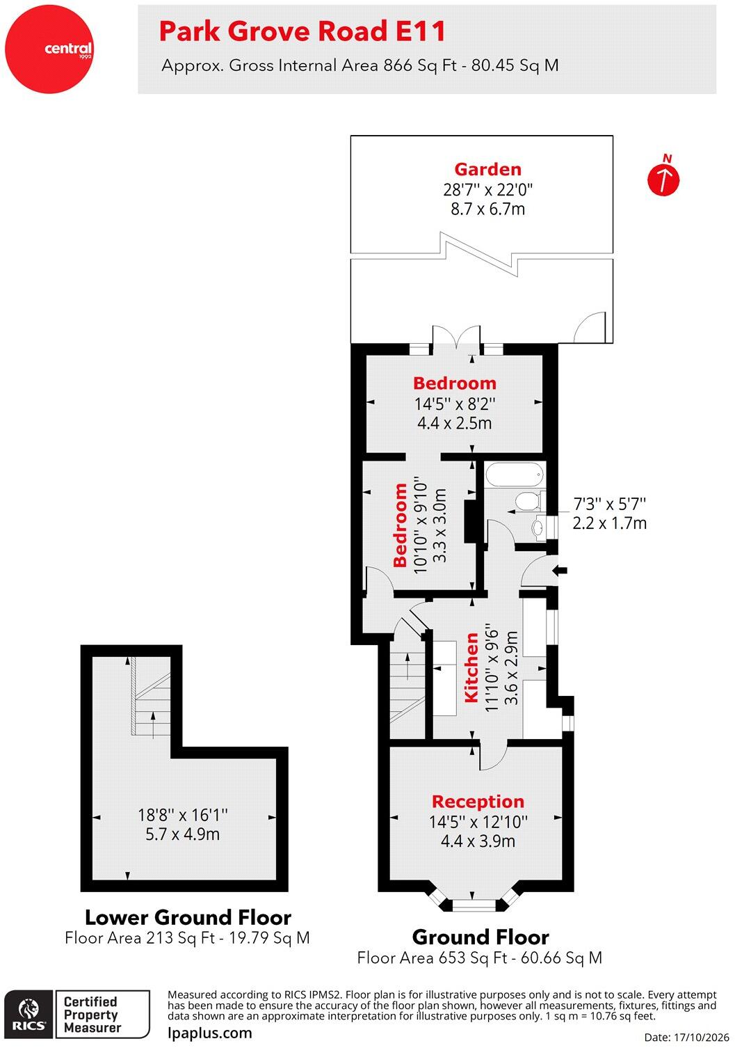 Park Grove Road, Leytonstone, London, E11 floorplan