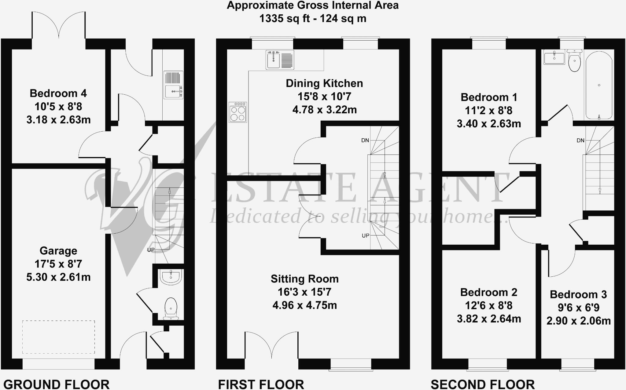 40 Silk Mill Chase, Ripponden floorplan