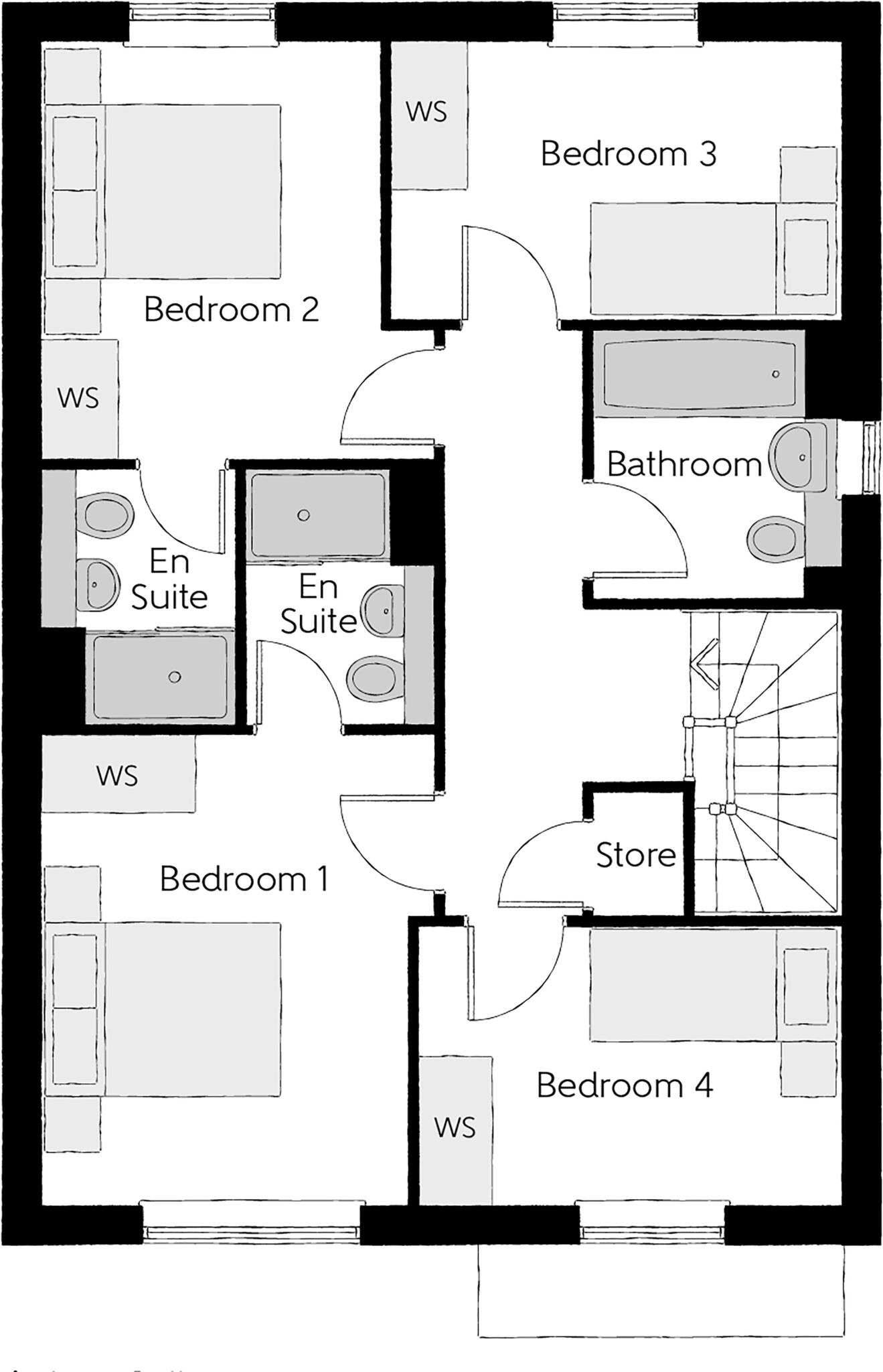 Ranshaw Drive,
Stafford,
Staffordshire,
ST17 4FD floorplan