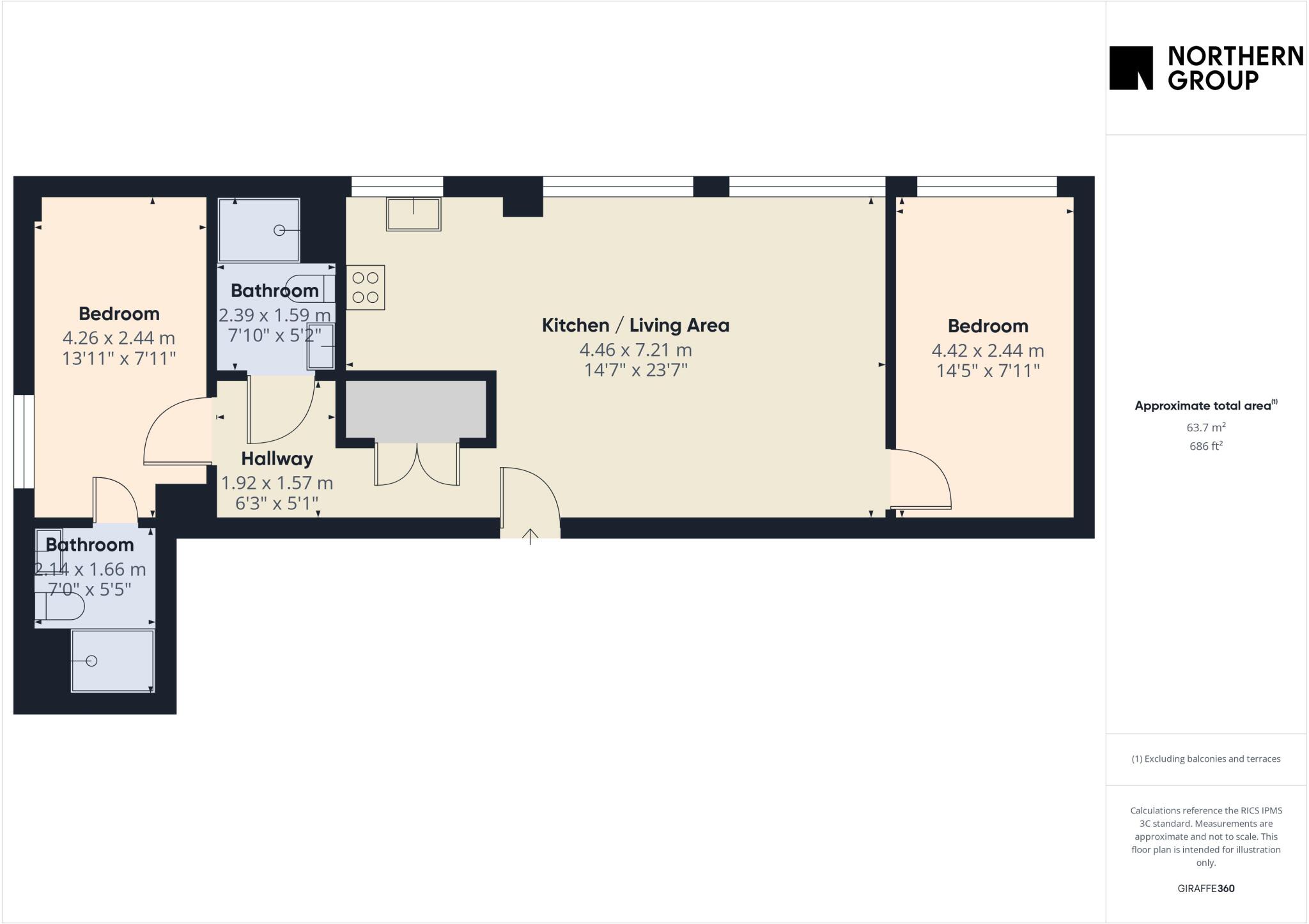 Alexander House :: Old Trafford floorplan
