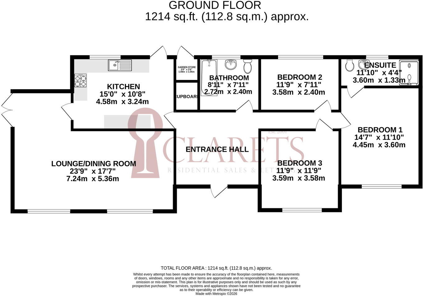 Watling Street, Radlett, WD7 7LG floorplan