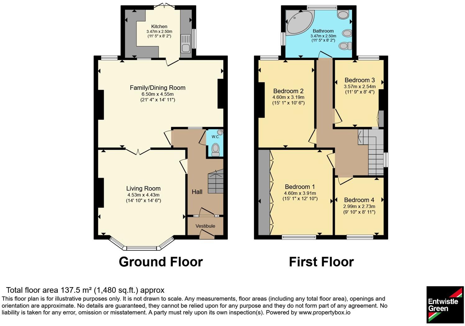 Oxford Road, Waterloo, Liverpool, Merseyside, L22 floorplan