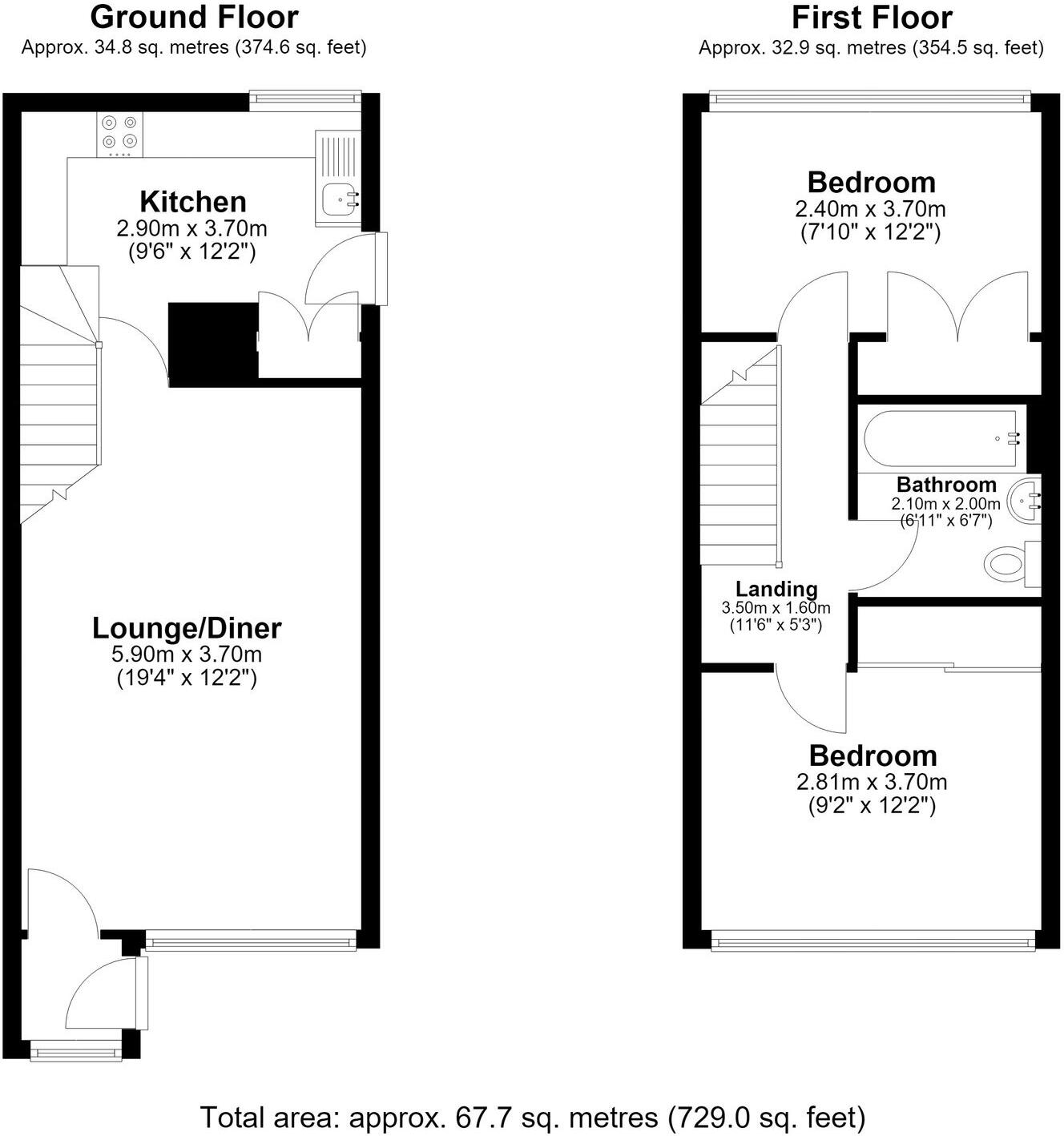 Esthers Lane, Weaverham, CW8 floorplan