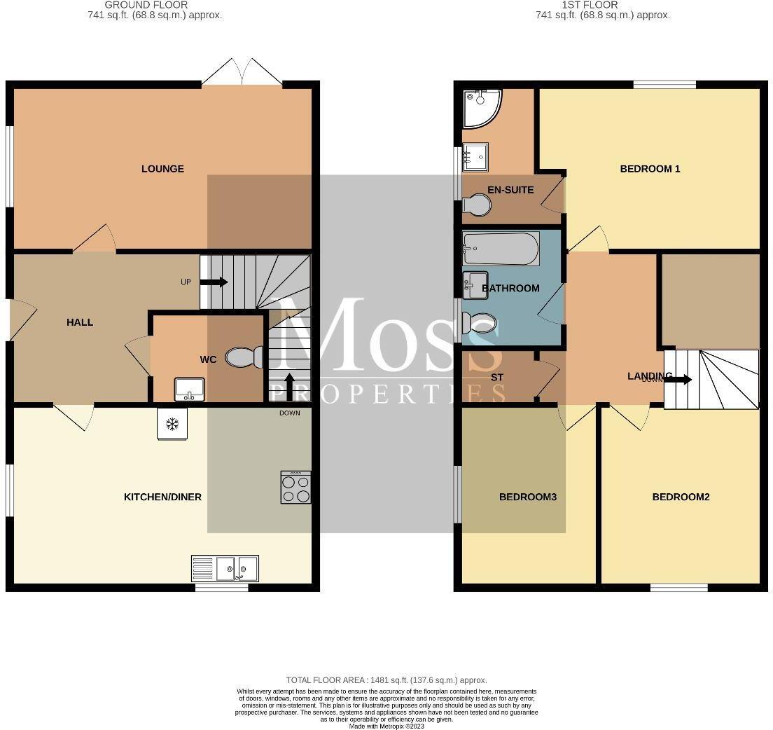 West End Lane, New Rossington, Doncaster floorplan
