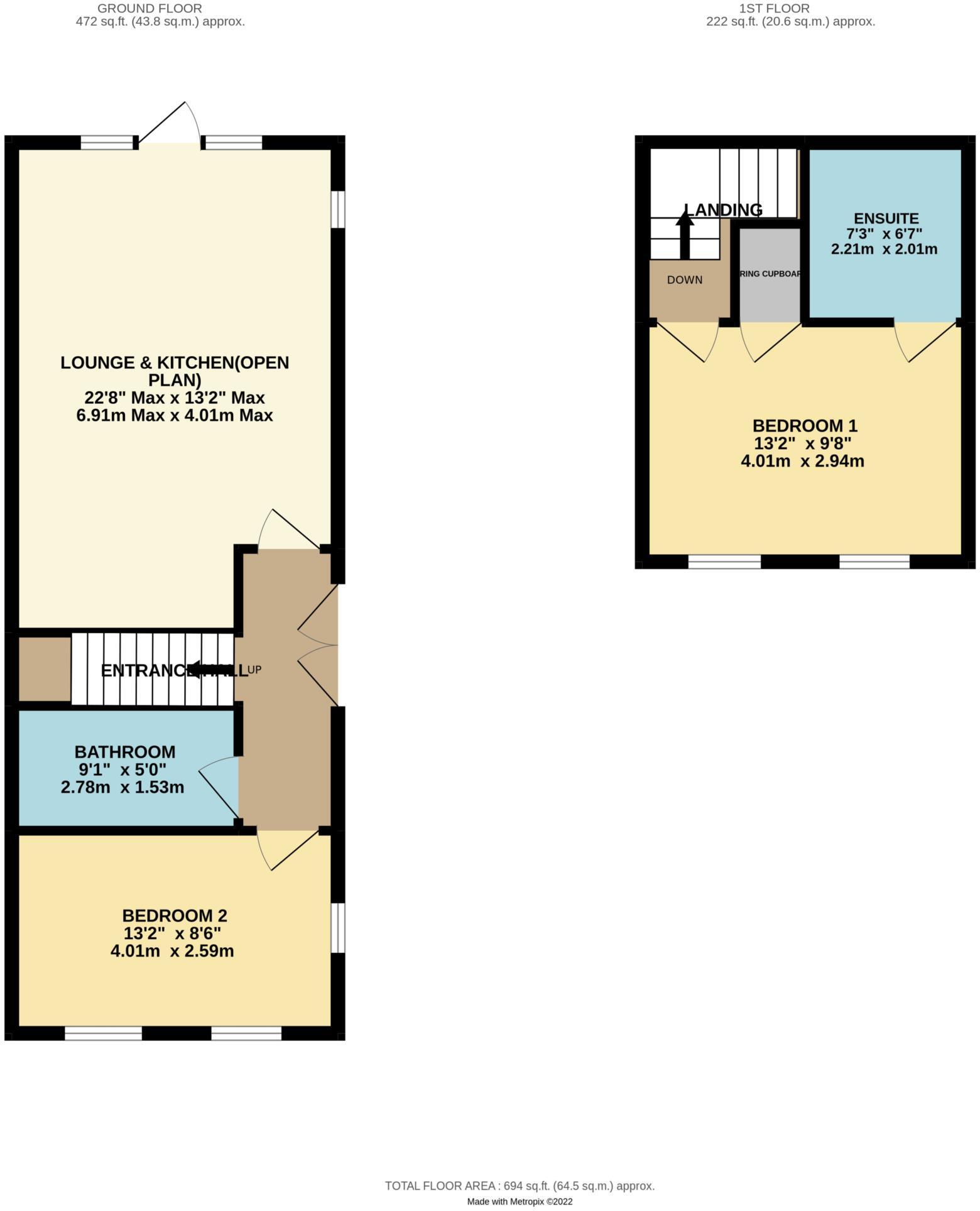 Chester Avenue, Poulton Le Fylde, FY6 7WJ floorplan