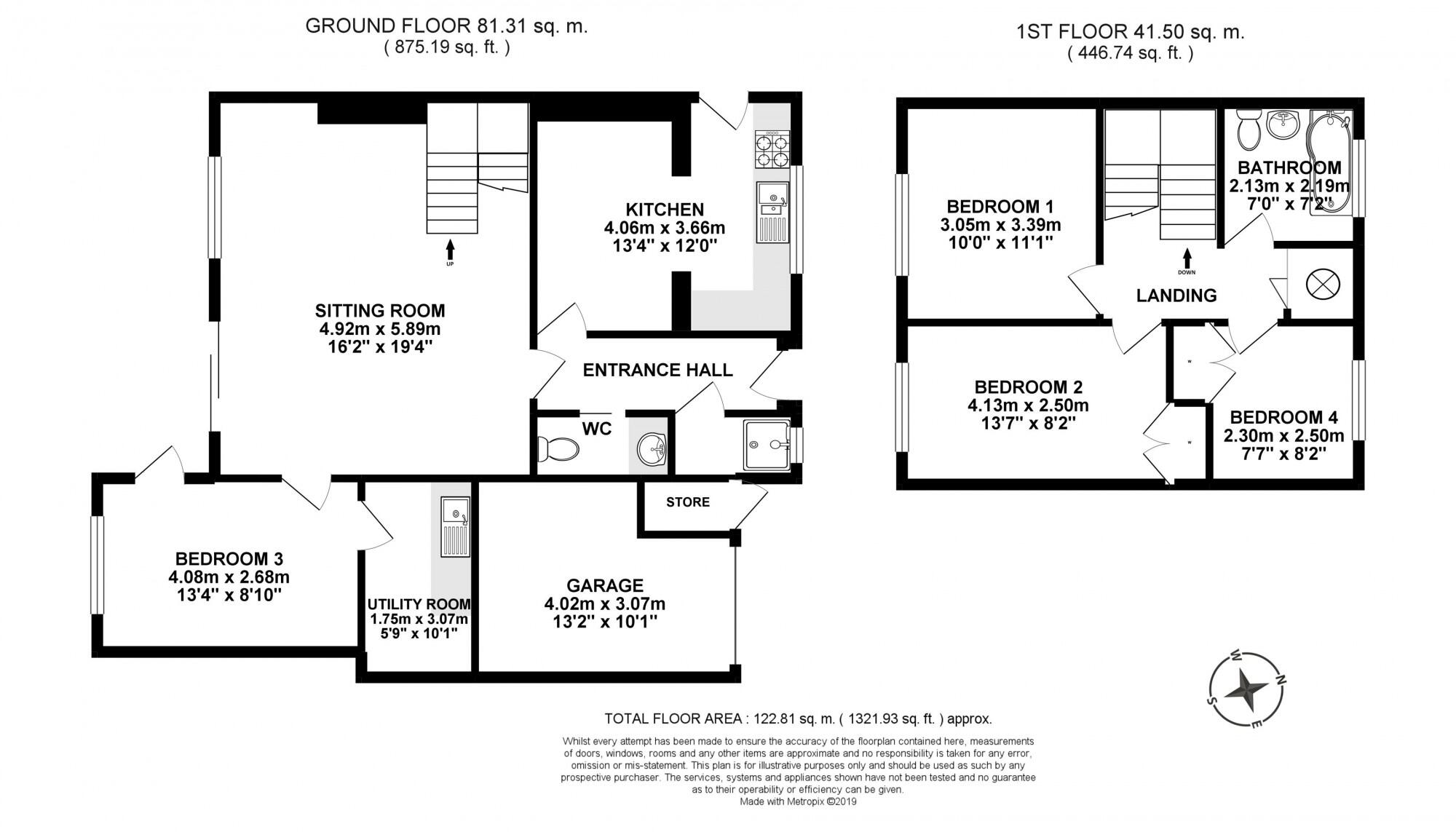 Bicknell Road, Camberley, Surrey, GU16 floorplan
