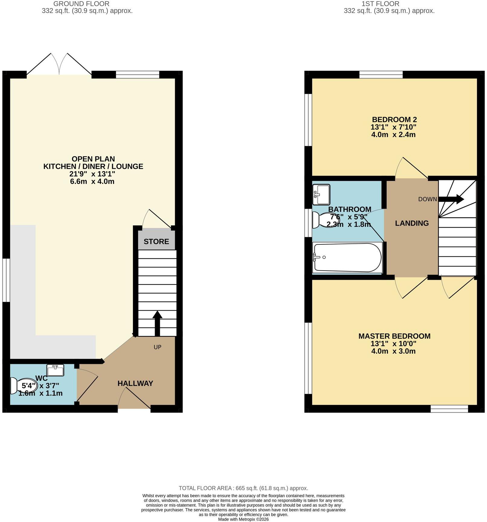 Kershaw Street, Bury, BL9 floorplan