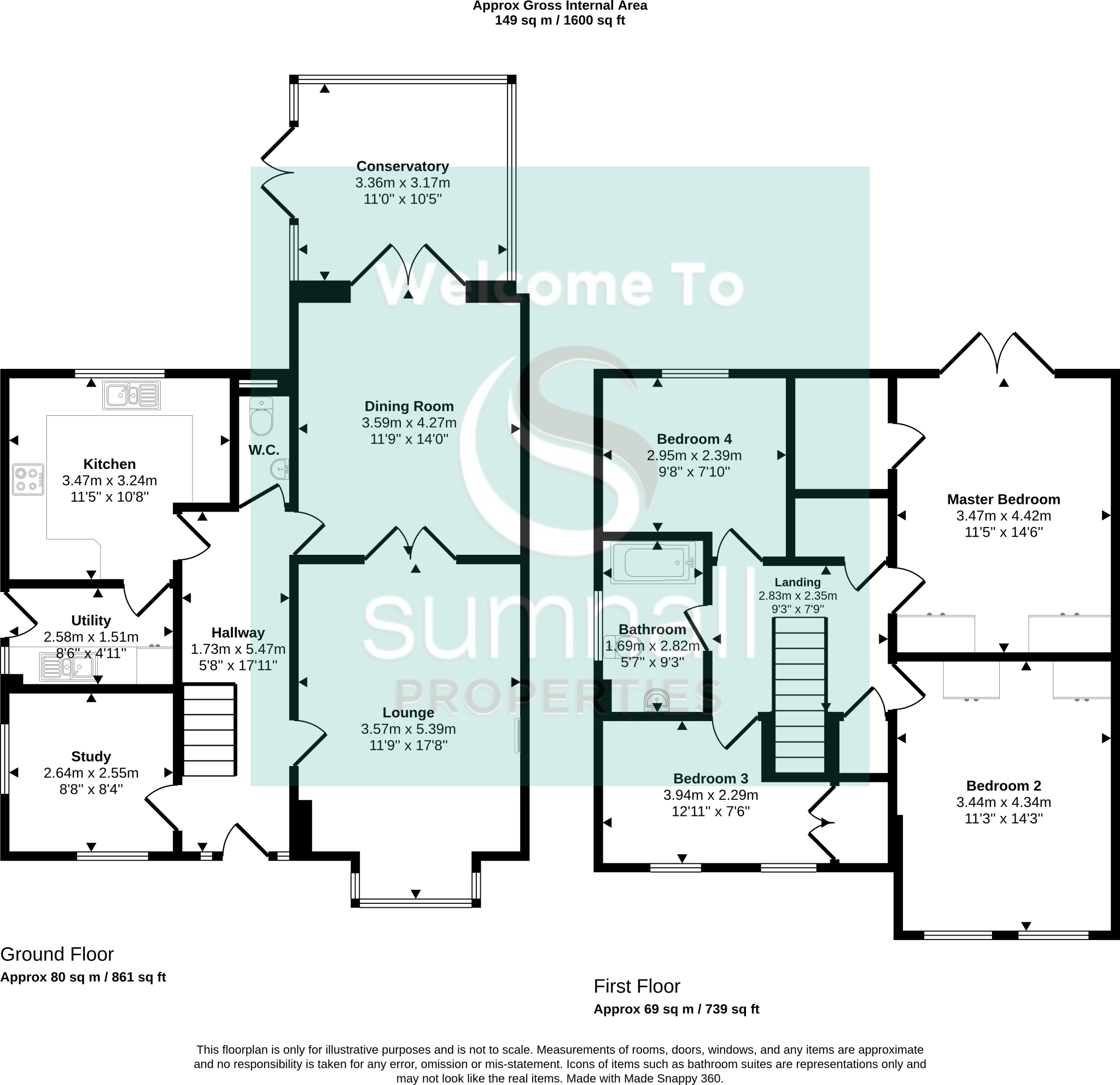Gable Croft, Lichfield, Staffordshire floorplan