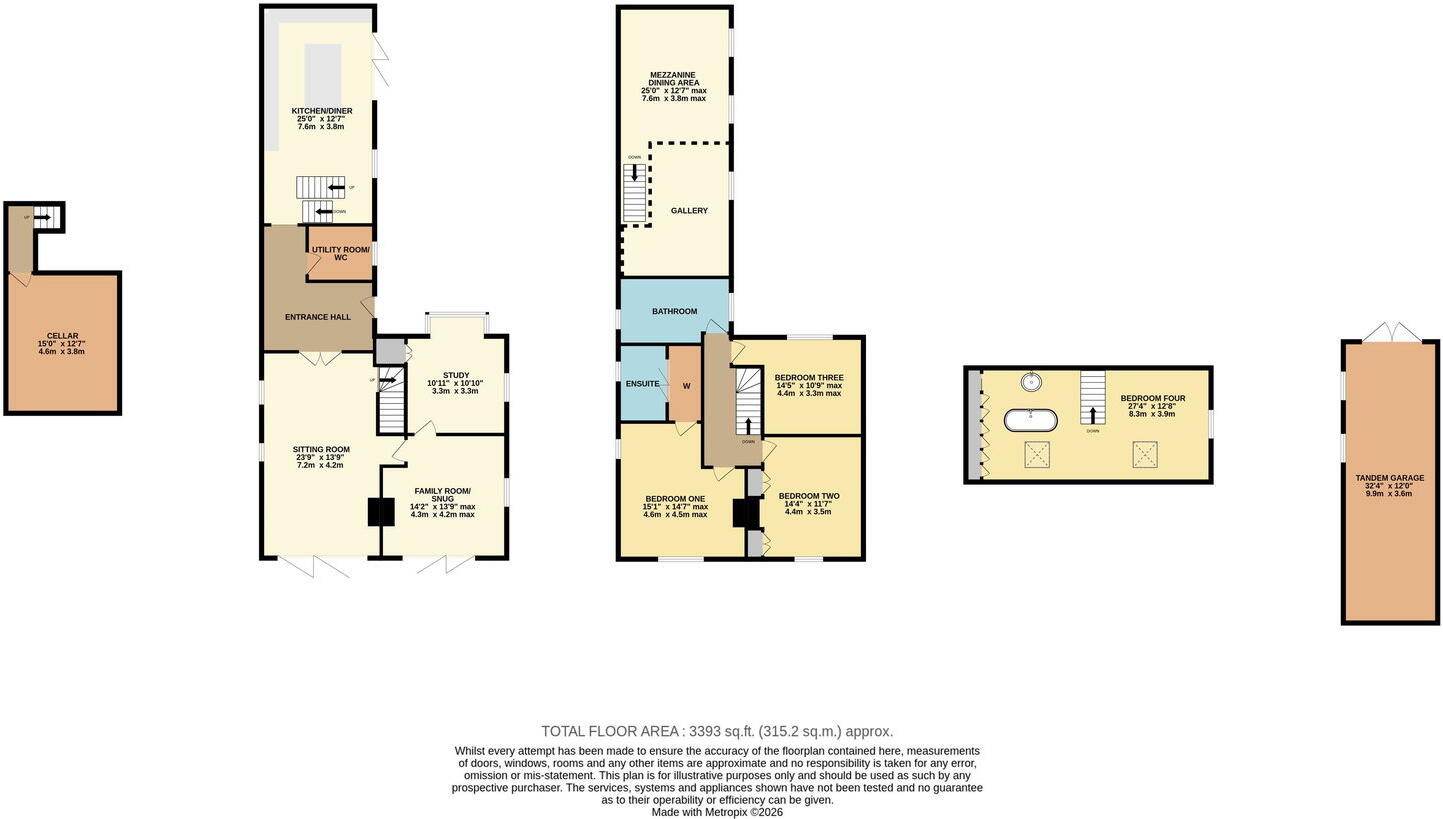 Brook Street, Wymeswold floorplan