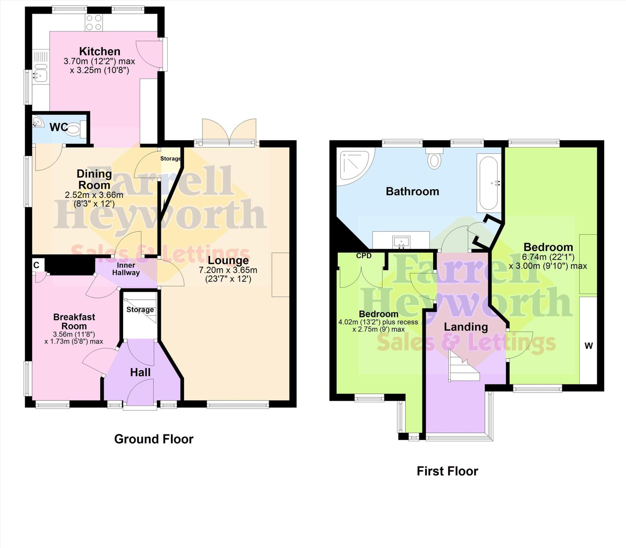 West Park Drive, Blackpool floorplan