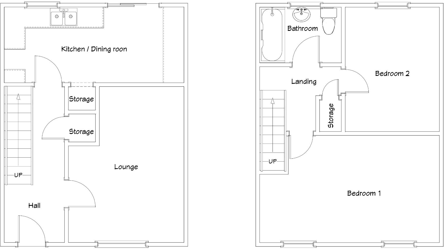 Coedcae Walk, Blackwood, Caerphilly (County of), NP12 floorplan