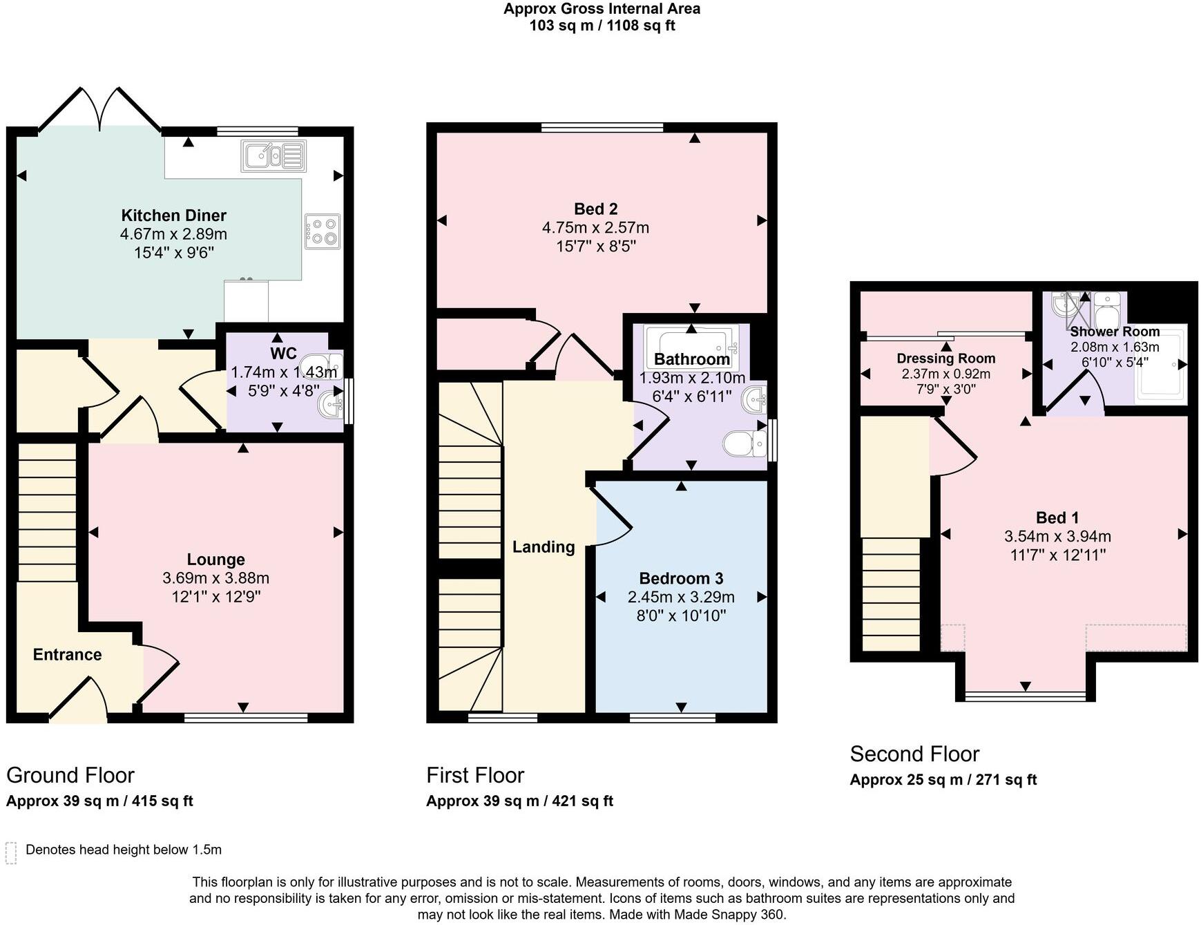 Kingsman Drive, Botley, SO32 floorplan