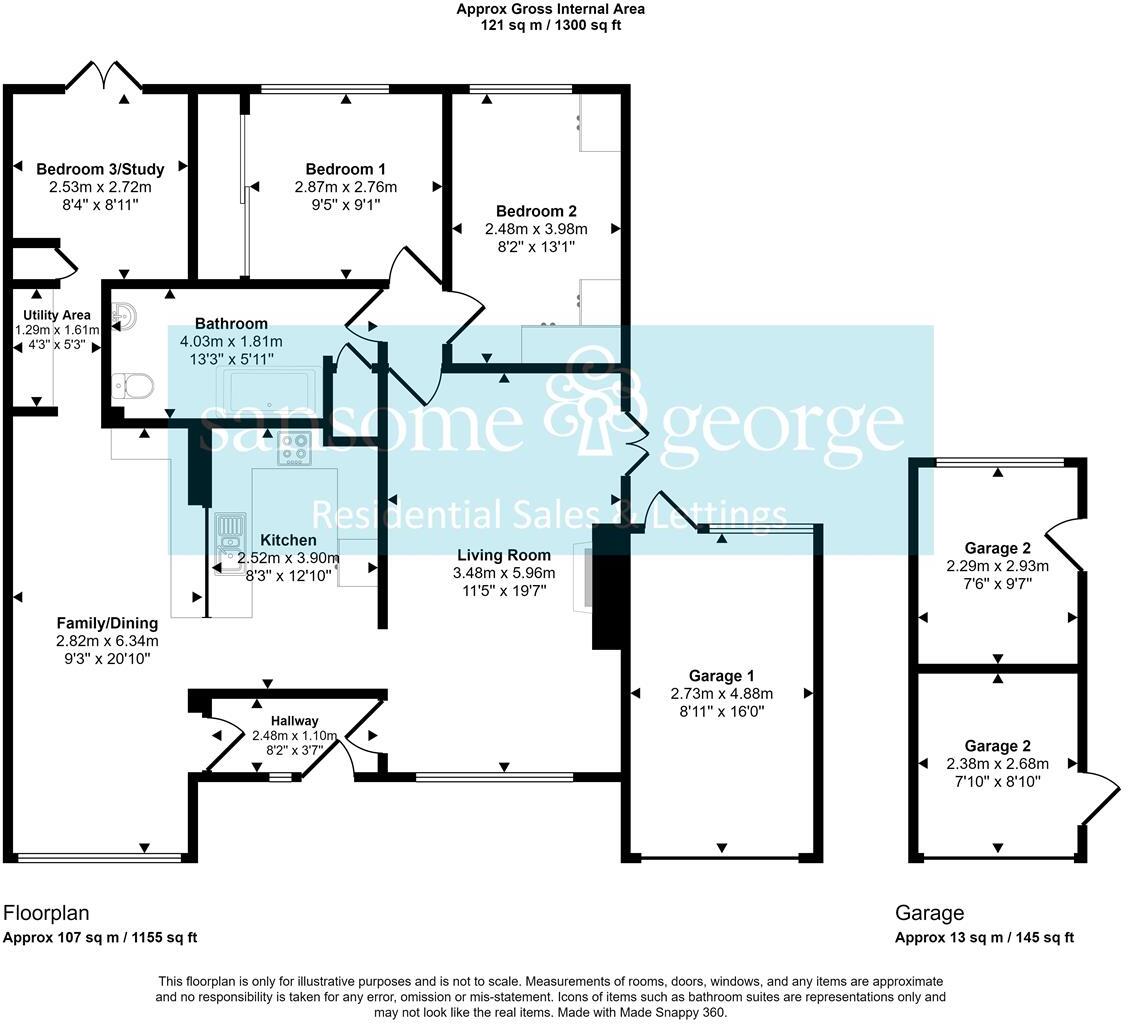 White Lodge Close, Tilehurst, Reading floorplan