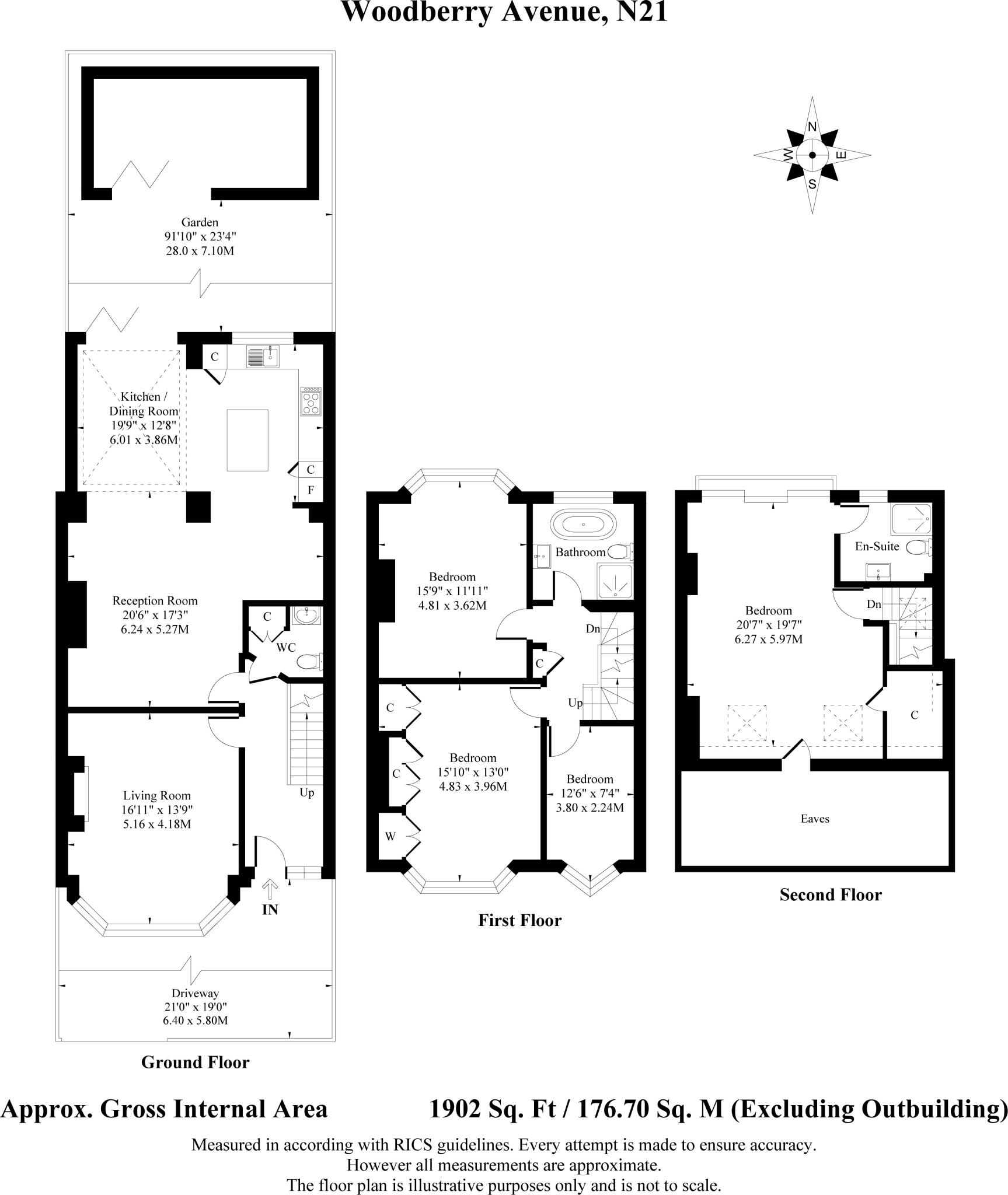 Woodberry Avenue, Southgate, Enfield floorplan