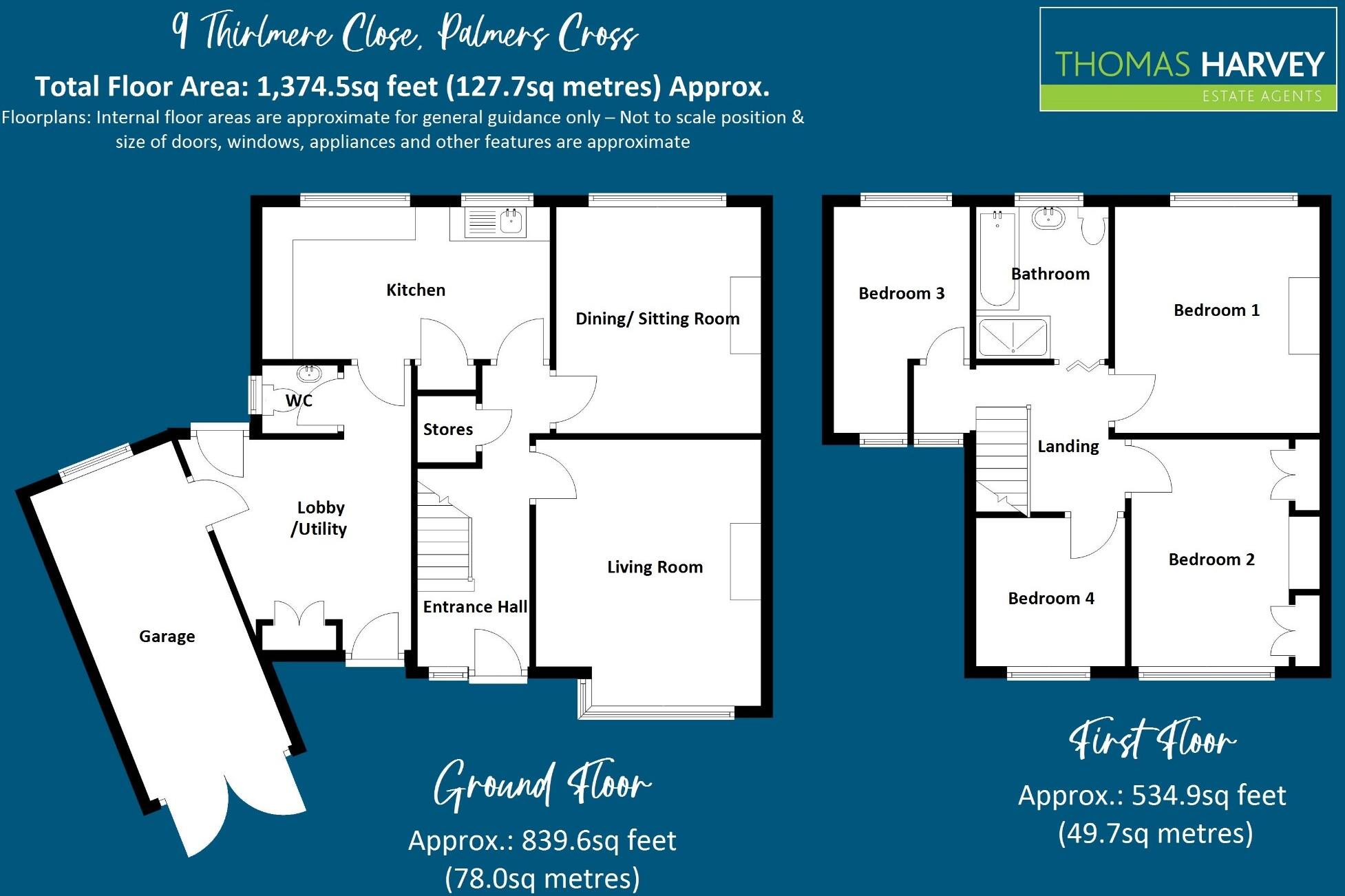 9, Thirlmere Close, Palmers Cross, Wolverhampton, West Midlands, WV6 floorplan