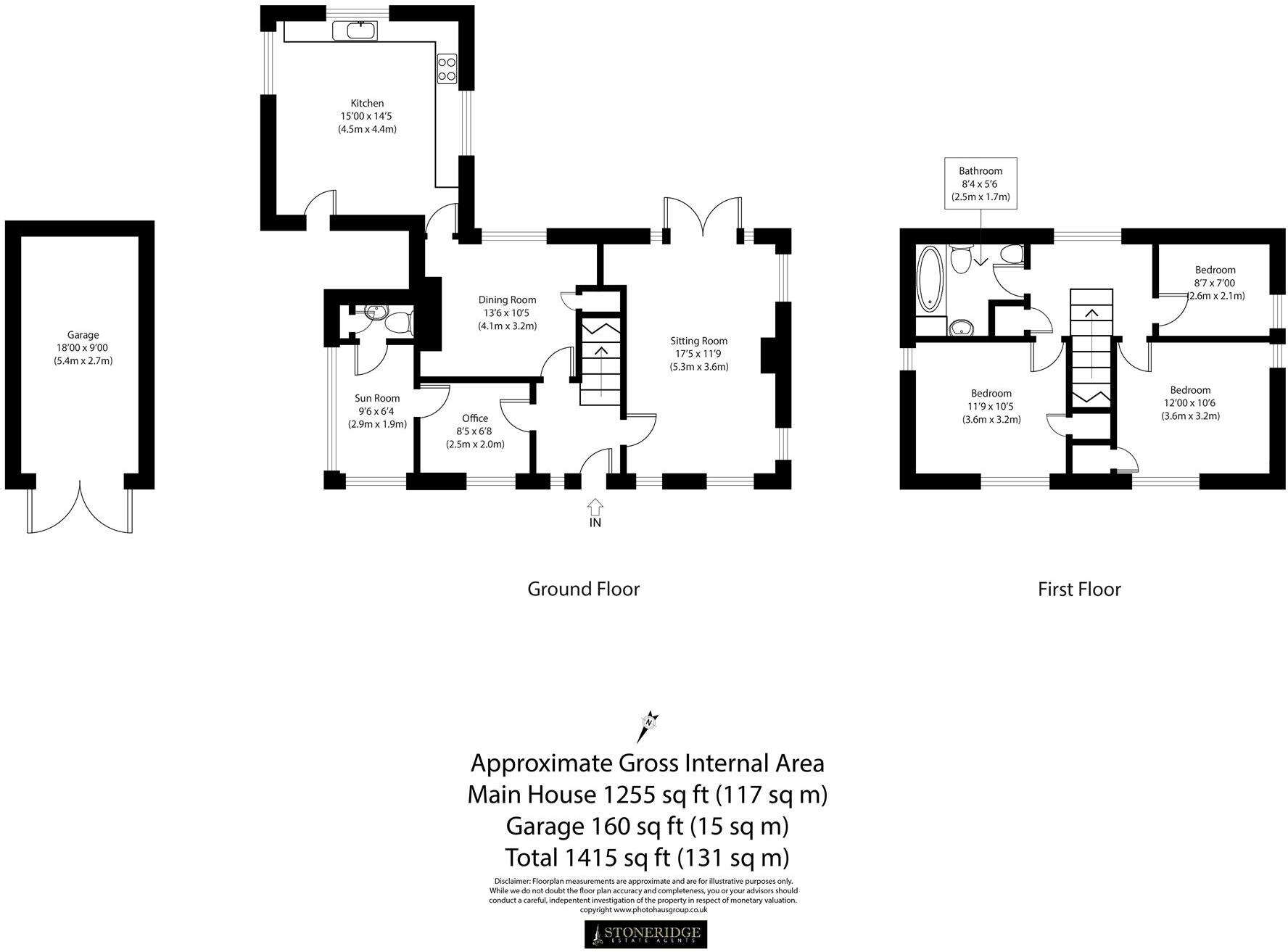 The Park, Gutteridge Hall Lane, Weeley floorplan