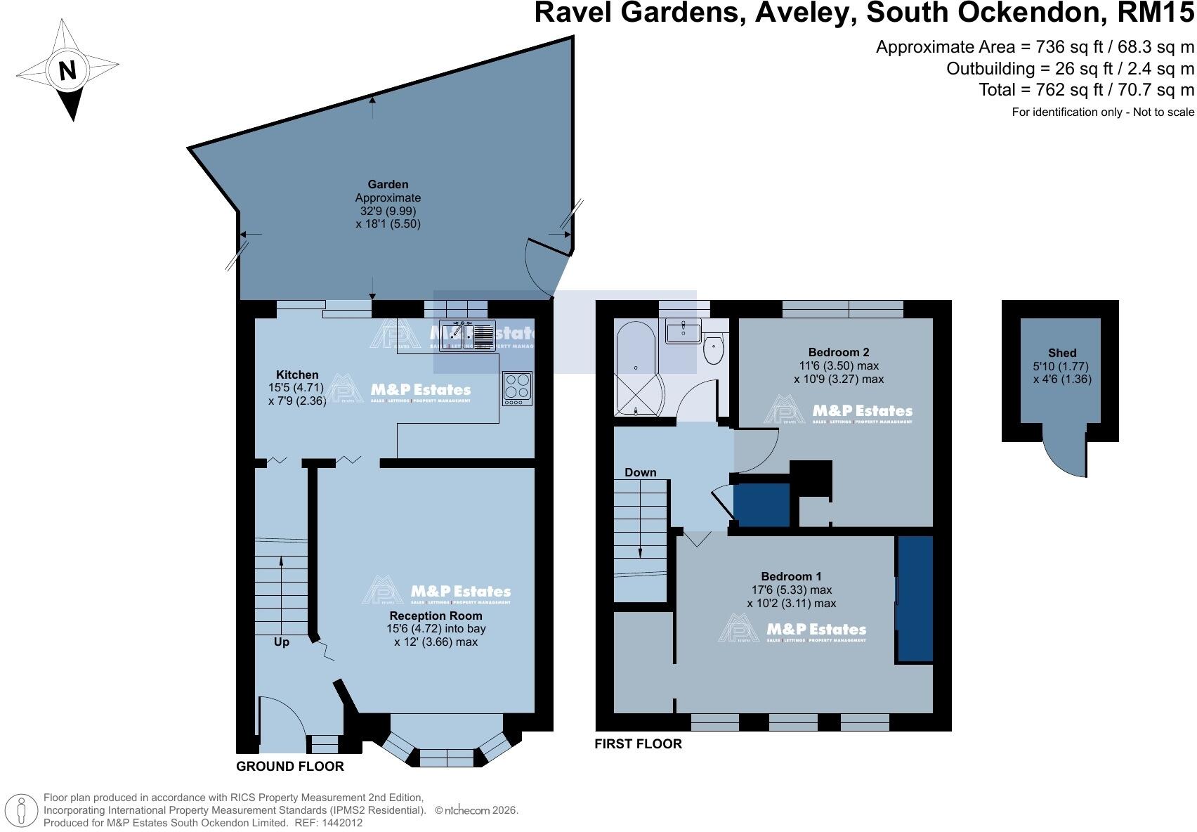 Ravel Gardens, Aveley, South Ockendon, Essex, RM15 4NH floorplan