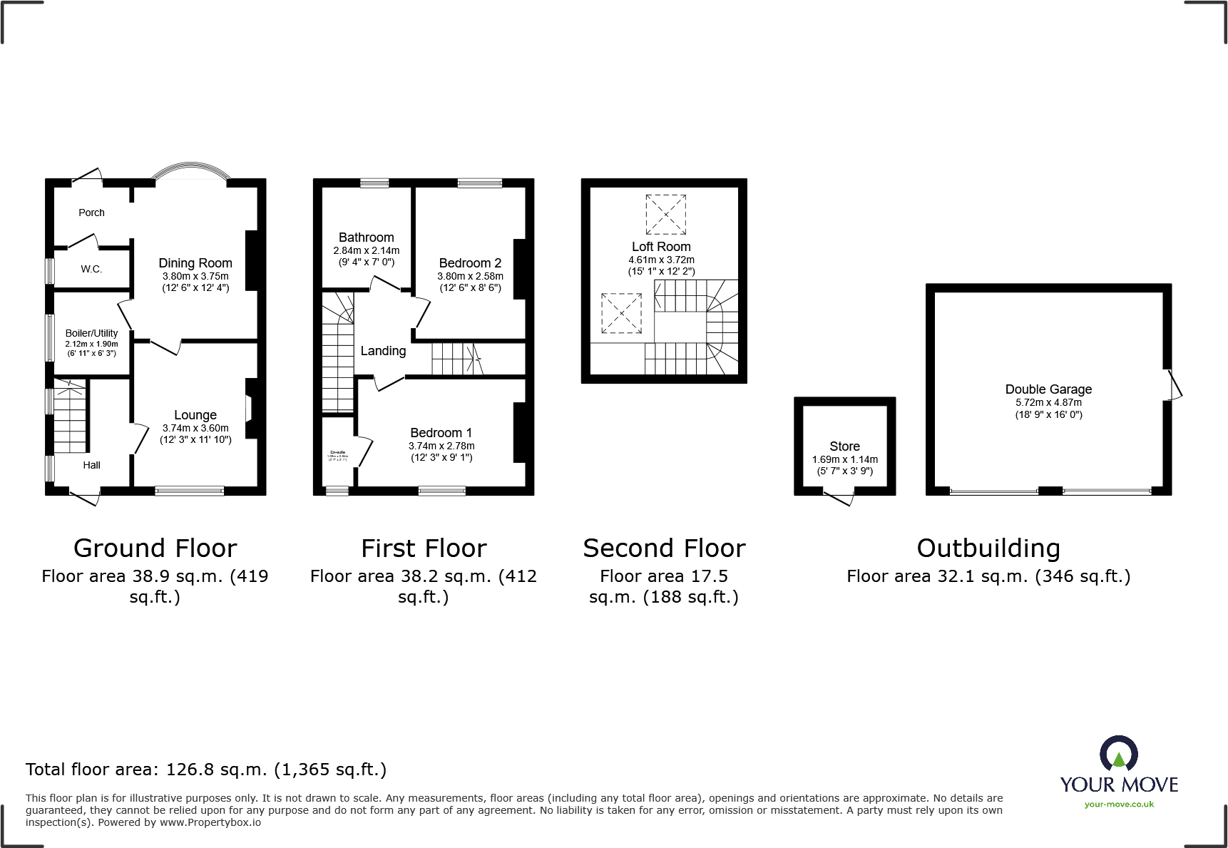 Park Road, Ilkeston, Derbyshire, DE7 floorplan