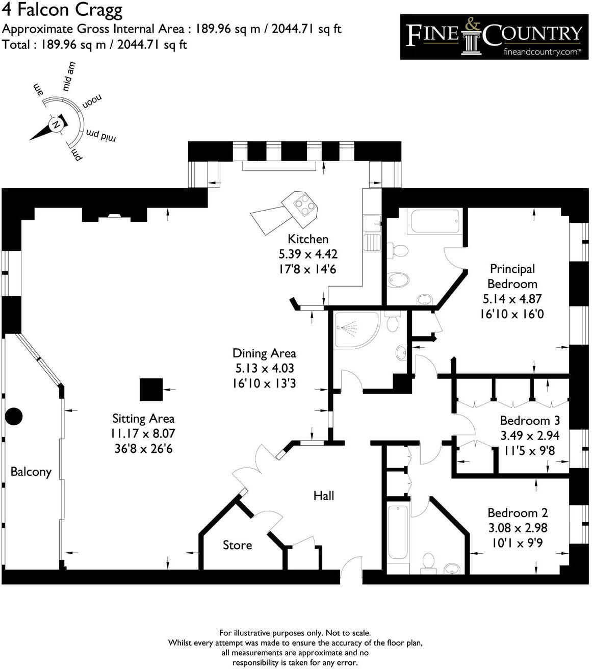 4 Falcon Crag, Cowan Head, Burneside, The Lake District, LA8 9HL floorplan