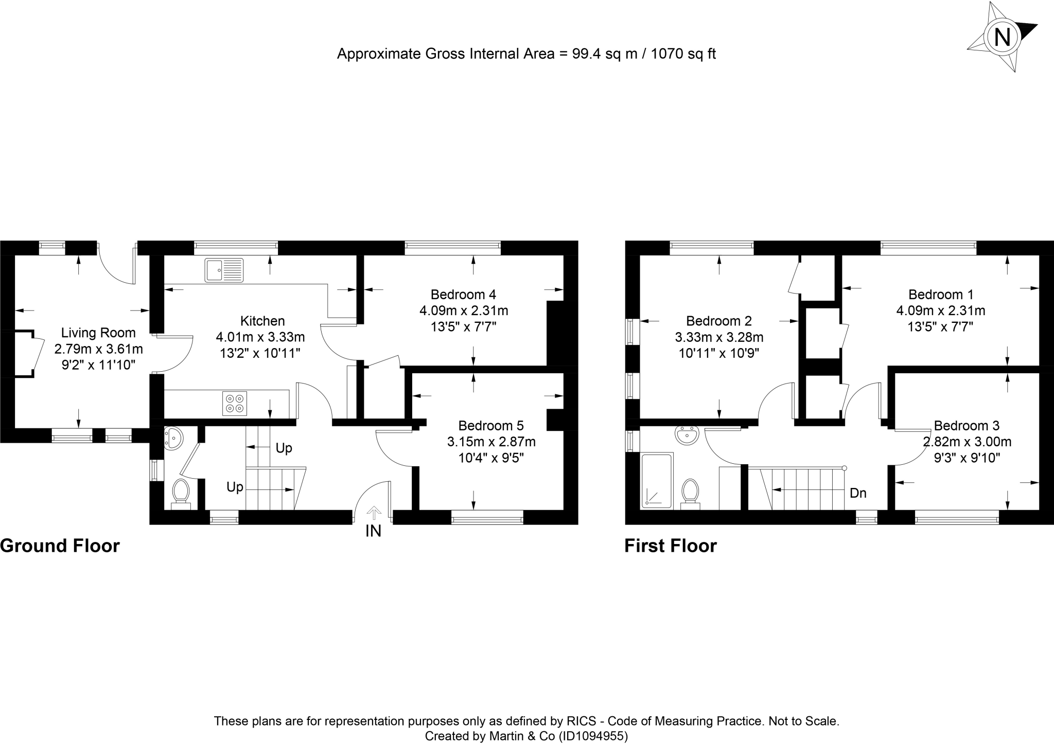 Minden Way, Stanmore floorplan