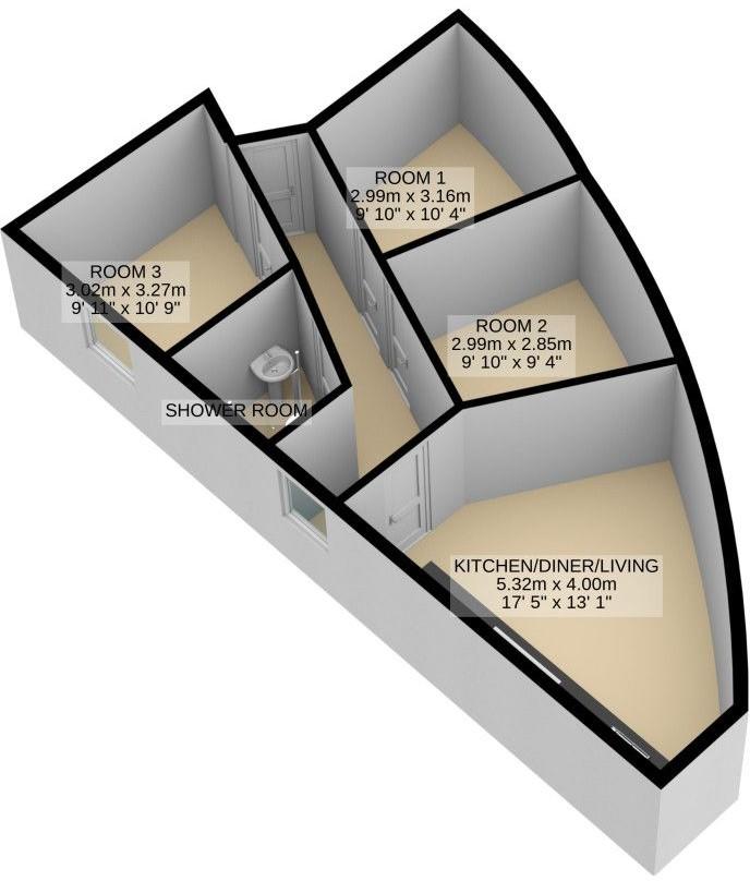 Little Paul Street, Bristol, BS2 floorplan