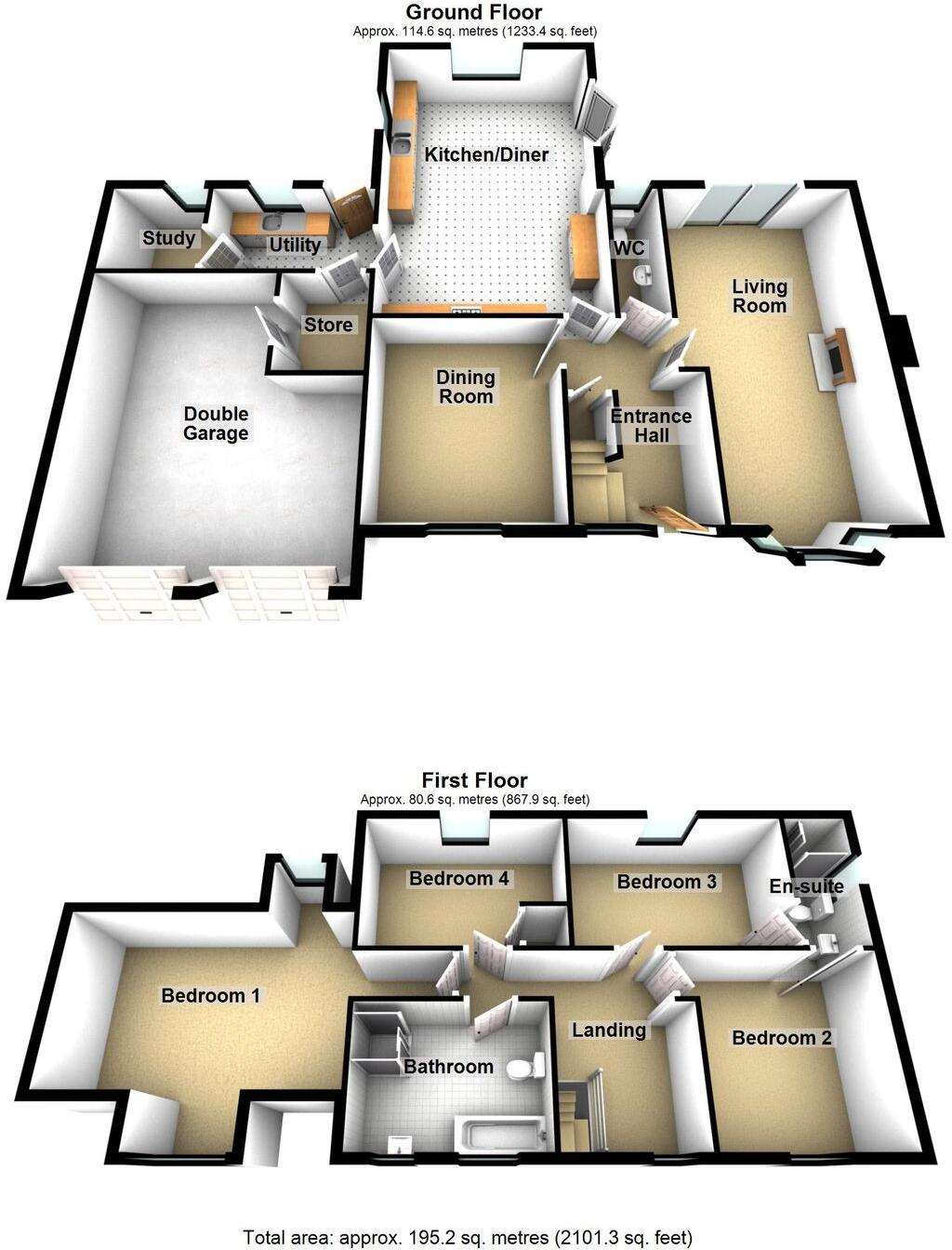 Westmoreland Close, Westwoodside, DN9 floorplan