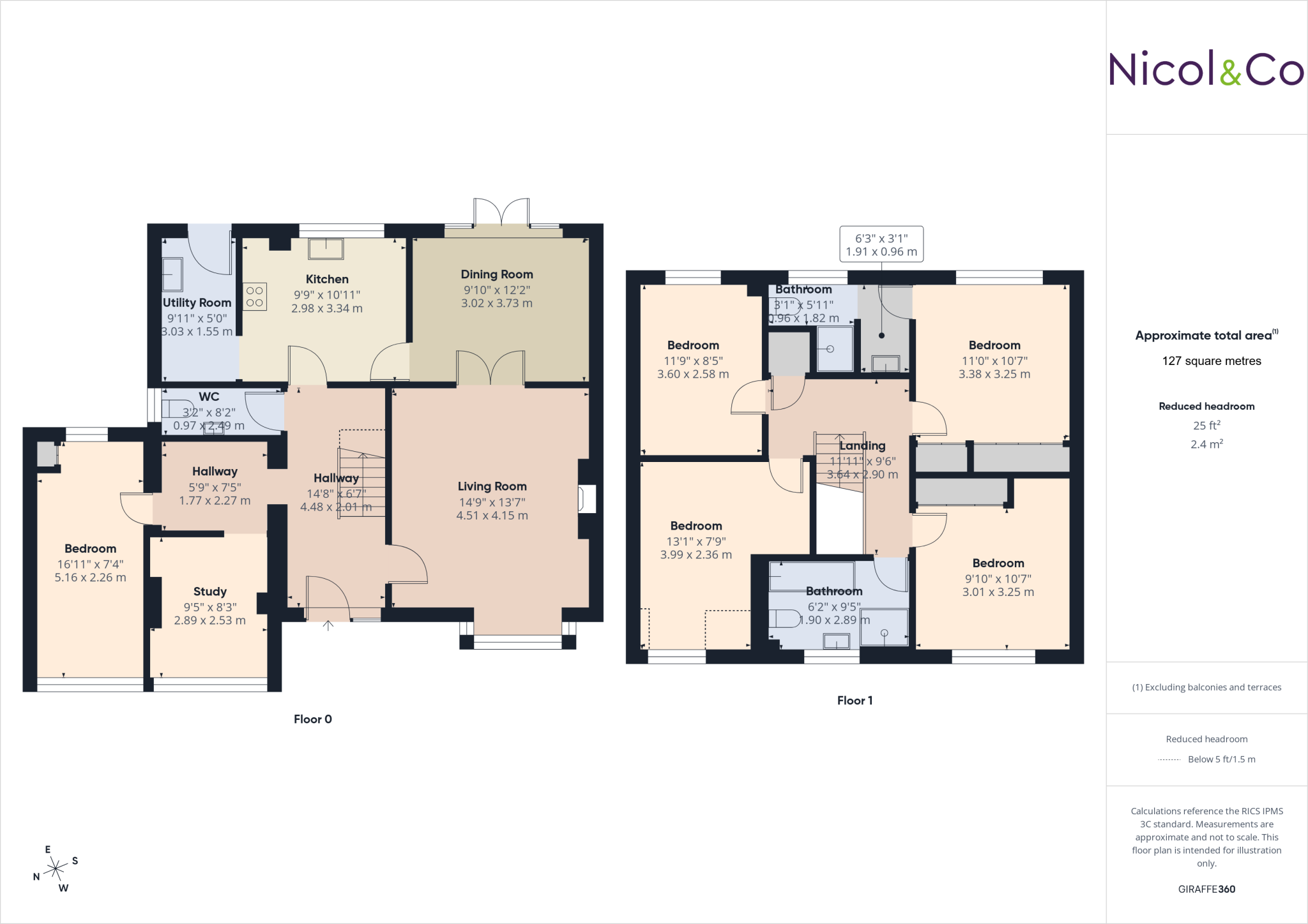 Elgar Crescent, Droitwich Spa, Worcestershire, WR9 floorplan