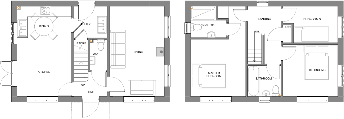 Plot 35 The Stowe, Stones Wharf, Weston Rhyn, Oswestry floorplan