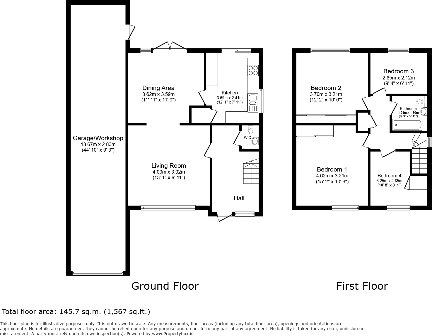 Roselands Drive, Paignton, Devon, TQ4 floorplan
