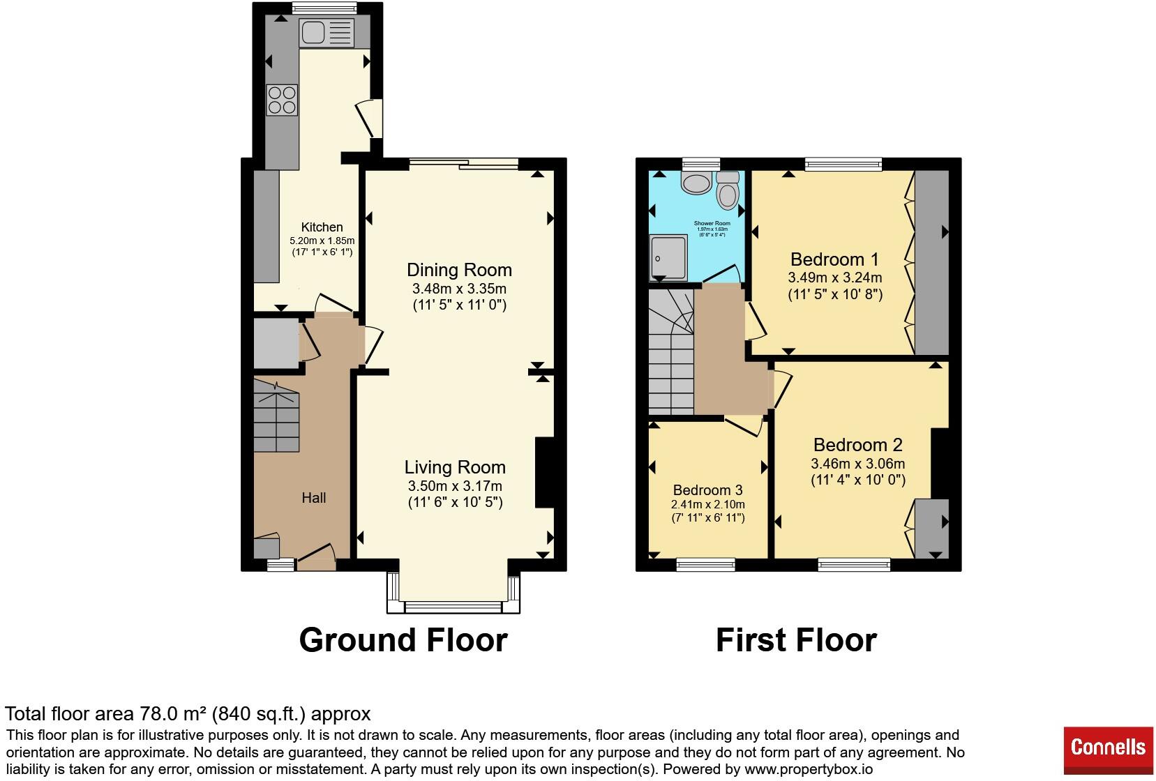 Kensal Avenue, BRISTOL floorplan
