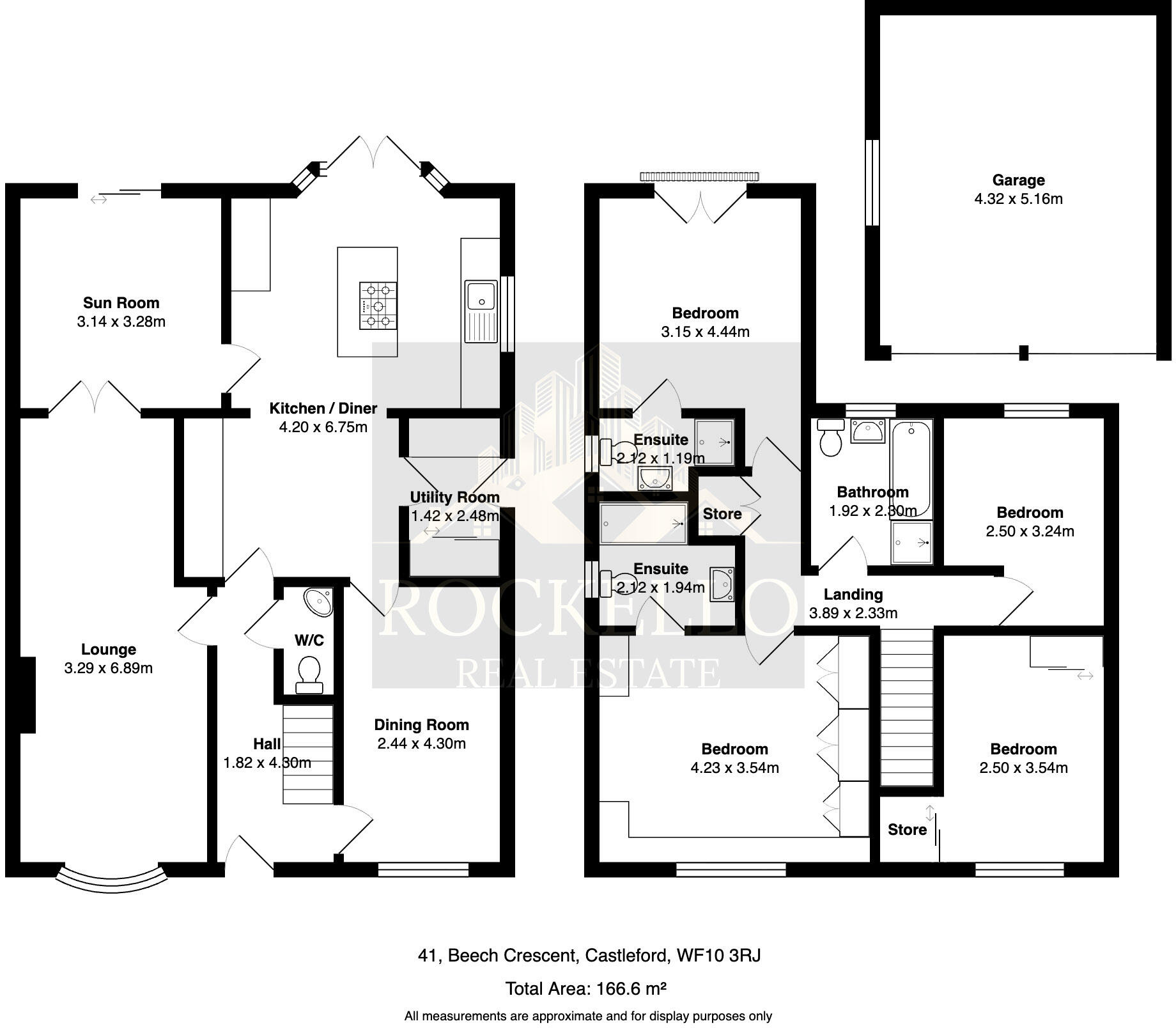 41, Beech Crescent, Castleford, Wakefield floorplan