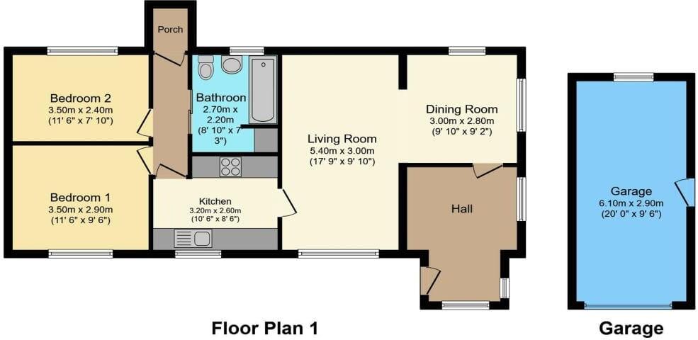  Polgooth, St Austell, PL26 floorplan