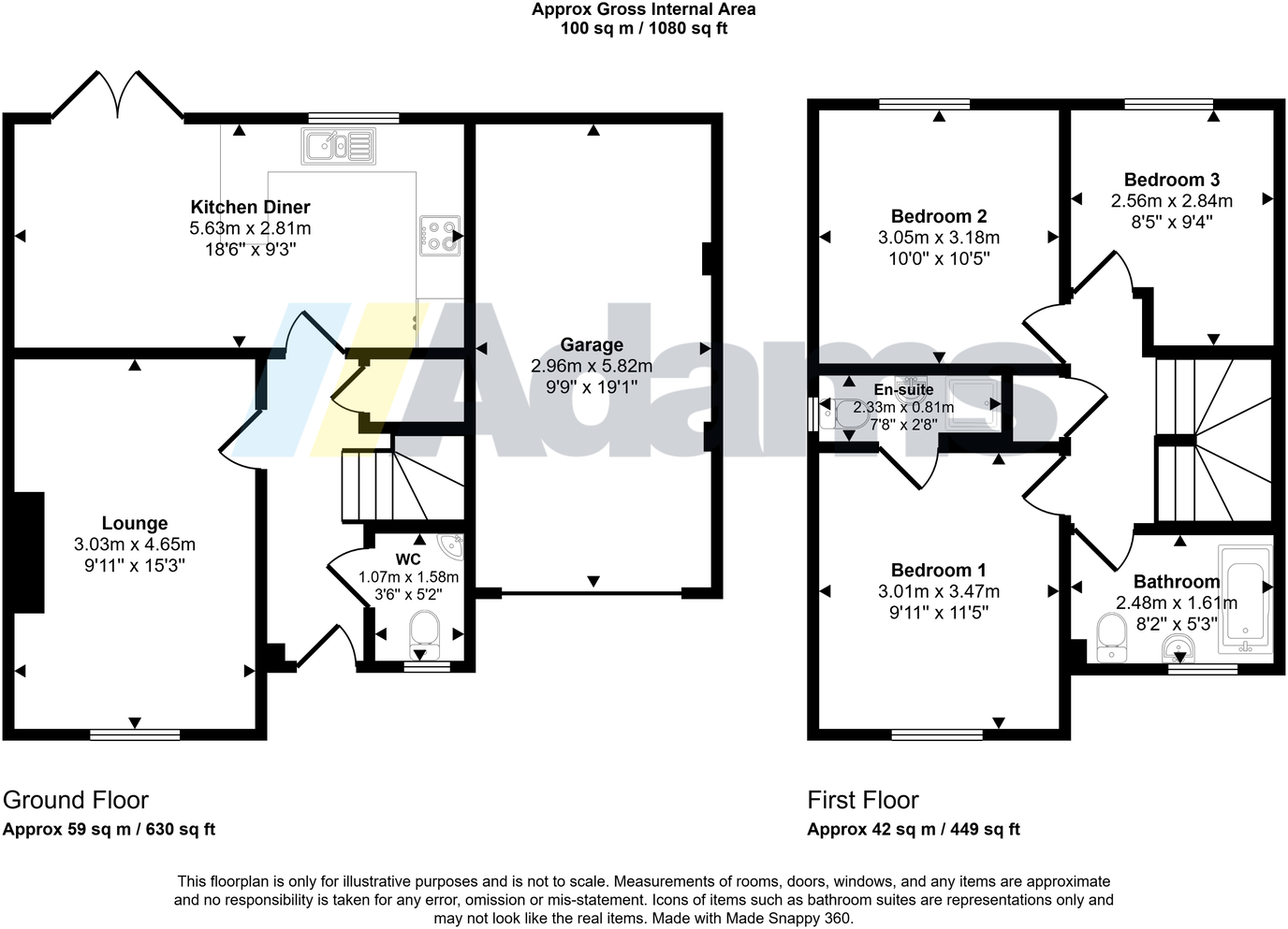 Lutterworth Avenue, Sandymoor, Runcorn floorplan