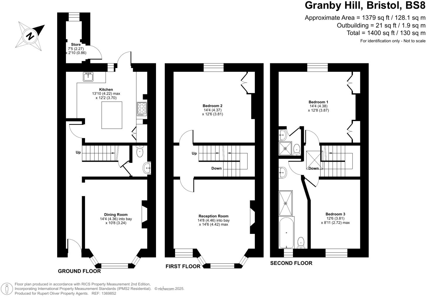 26 Granby Hill, Bristol floorplan