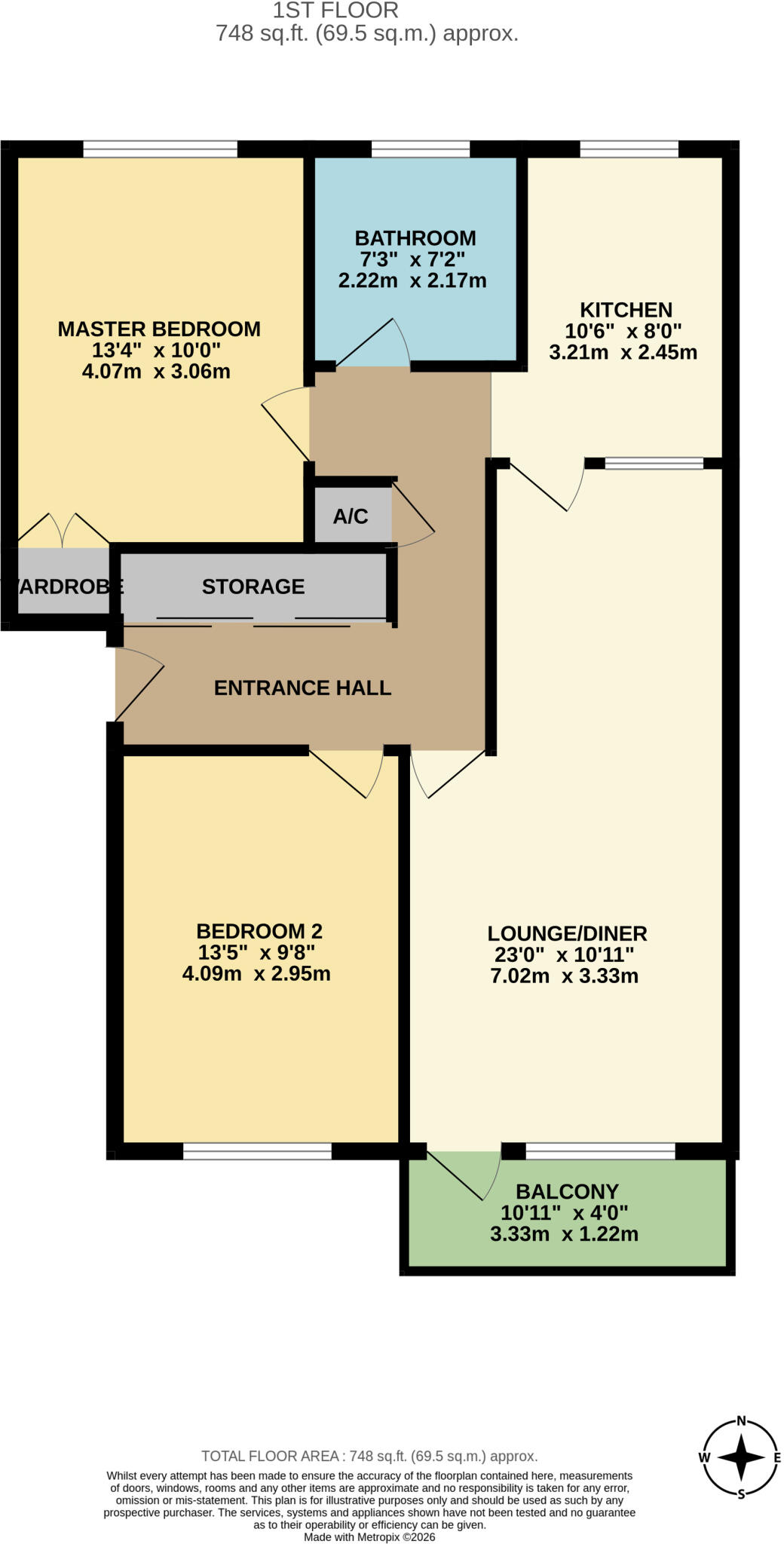 Marlborough Road, Bournemouth, Dorset, BH4 floorplan