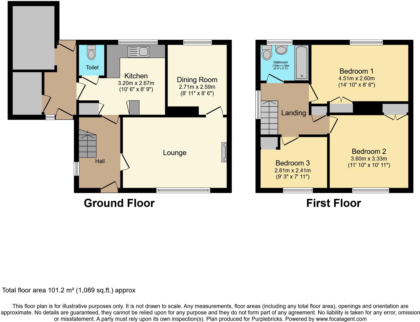 David Road, Lymm, WA13 floorplan