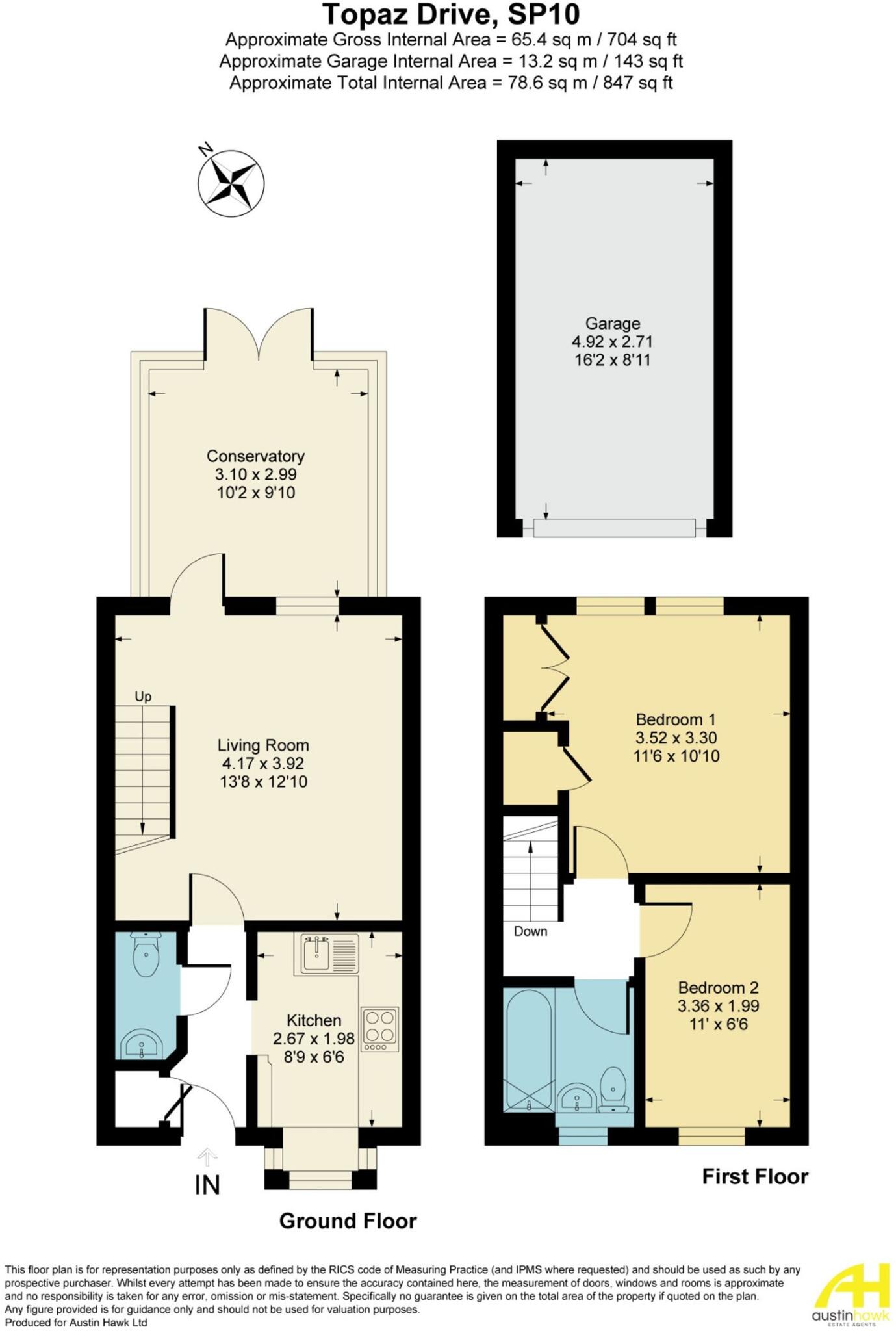 Topaz Drive, Andover, SP10 floorplan