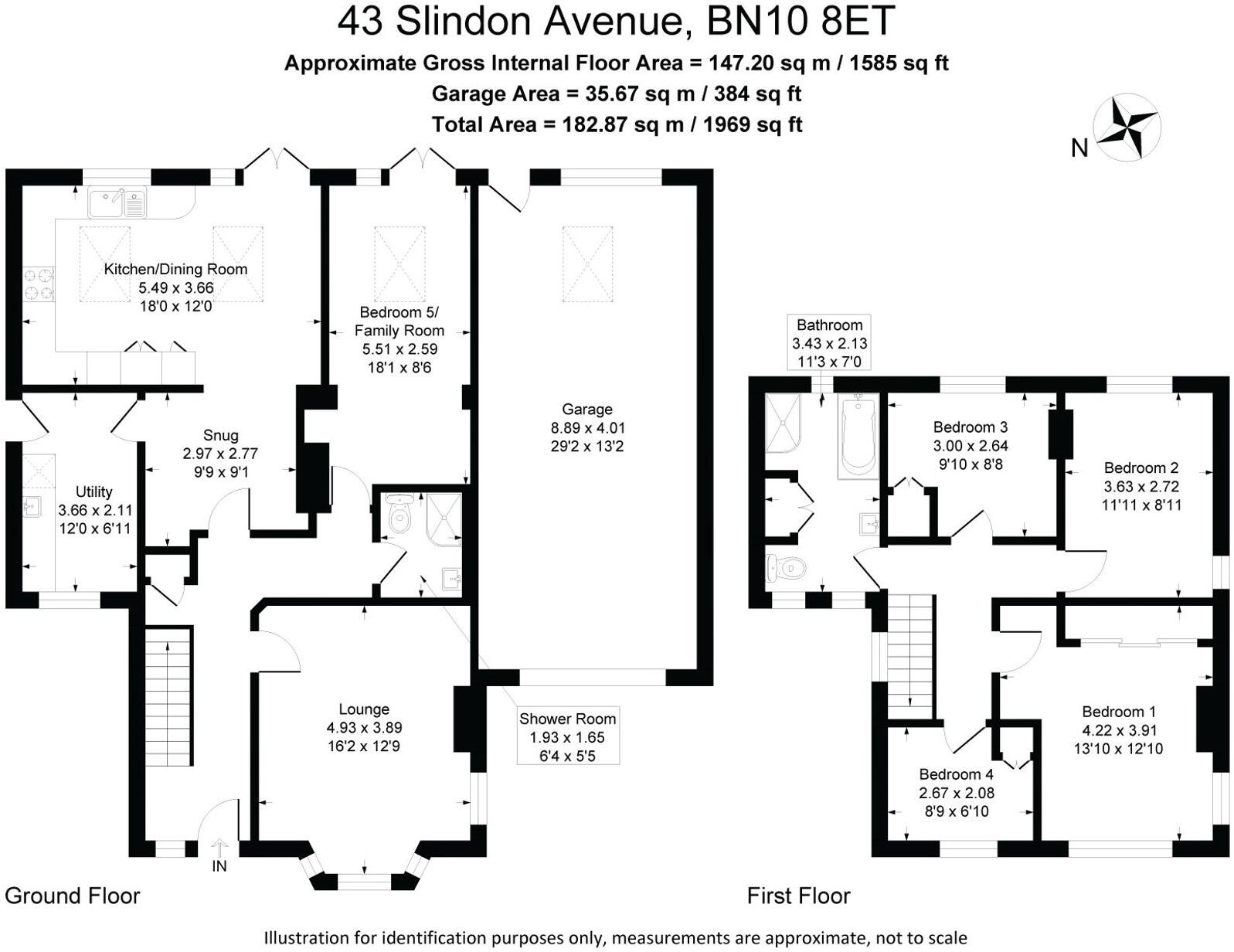 Slindon Avenue, Peacehaven, BN10 8ET floorplan