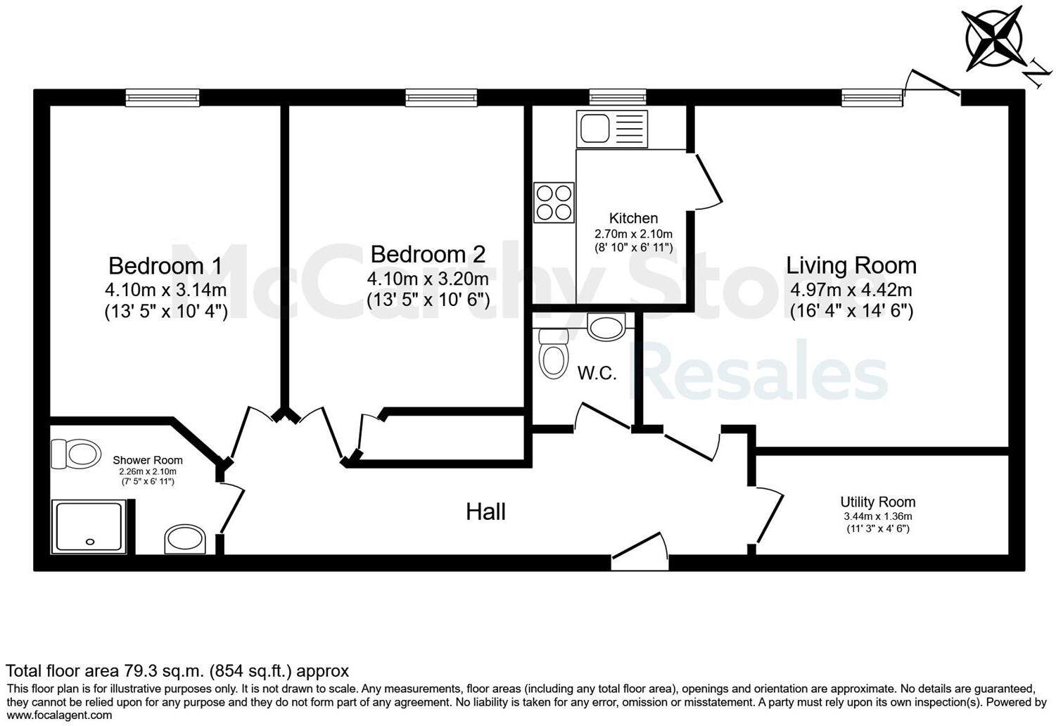 Miami House, Princes Road, Chelmsford, Essex, CM2 9GE floorplan